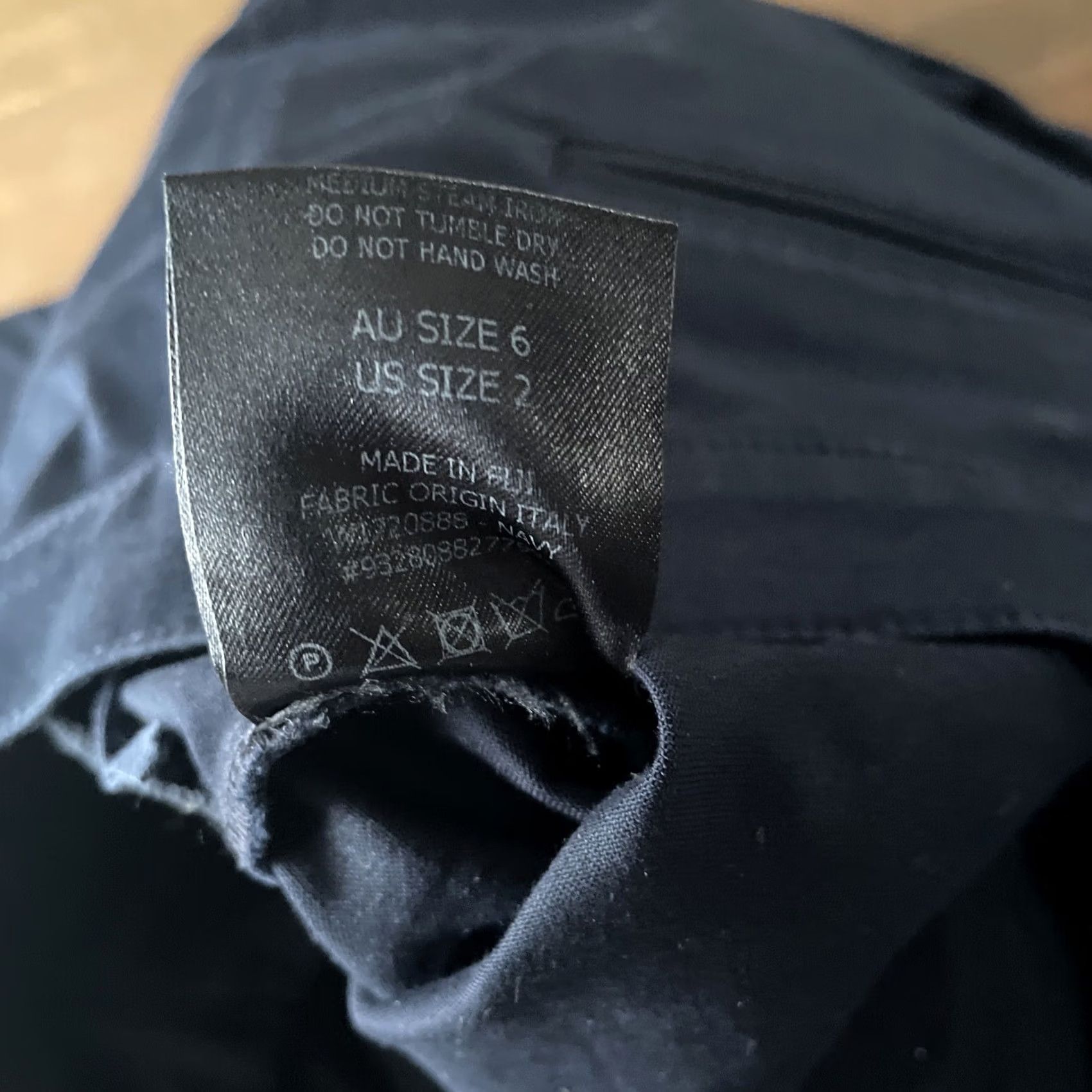 Scanlan Theodore Scanlan Theodore Chino Pants Women’s 2 Blue High Rise Slim Pocket Denim Cotton Blend 26x27 Regular Size Type Pants Boys? Size 26" / US 2 / IT 38 - 7 Thumbnail