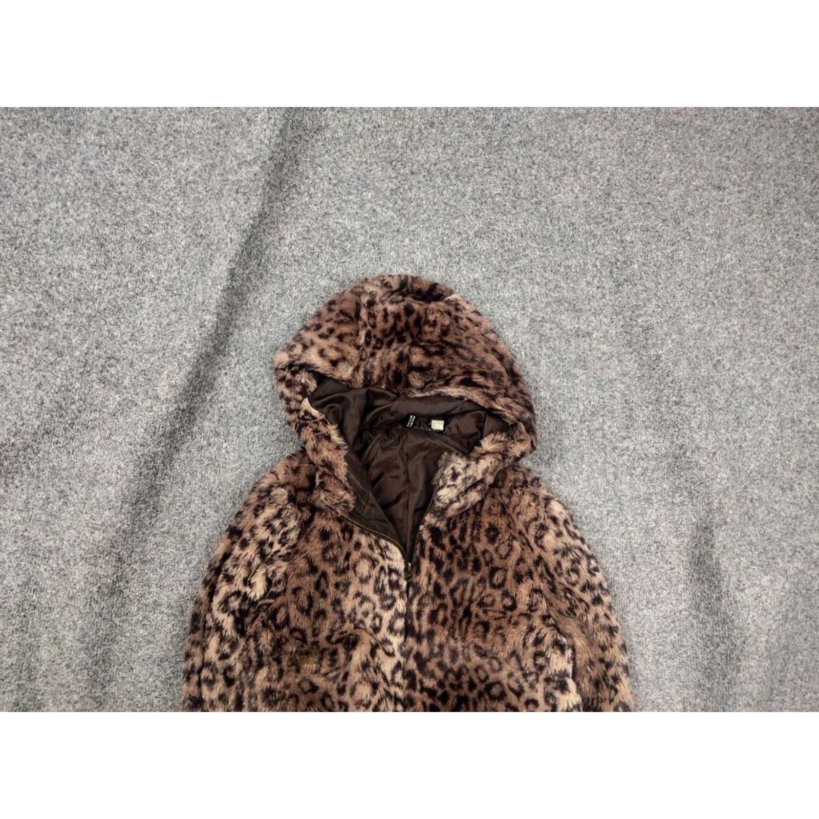 Vintage Vintage Y2K Leopard Hysteric Glamour Faux Fur Hooded Jacket Opium Size S / US 4 / IT 40 - 2 Thumbnail