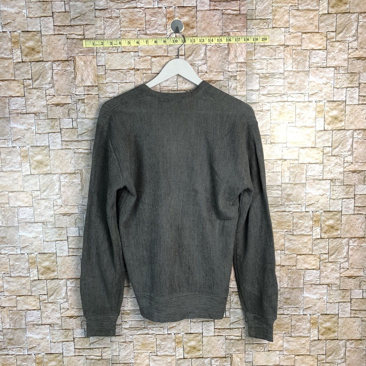 Japanese Brand Wayne Grey Cardigan Knitwear vintage japan #A271 Size US M / EU 48-50 / 2 - 12 Thumbnail