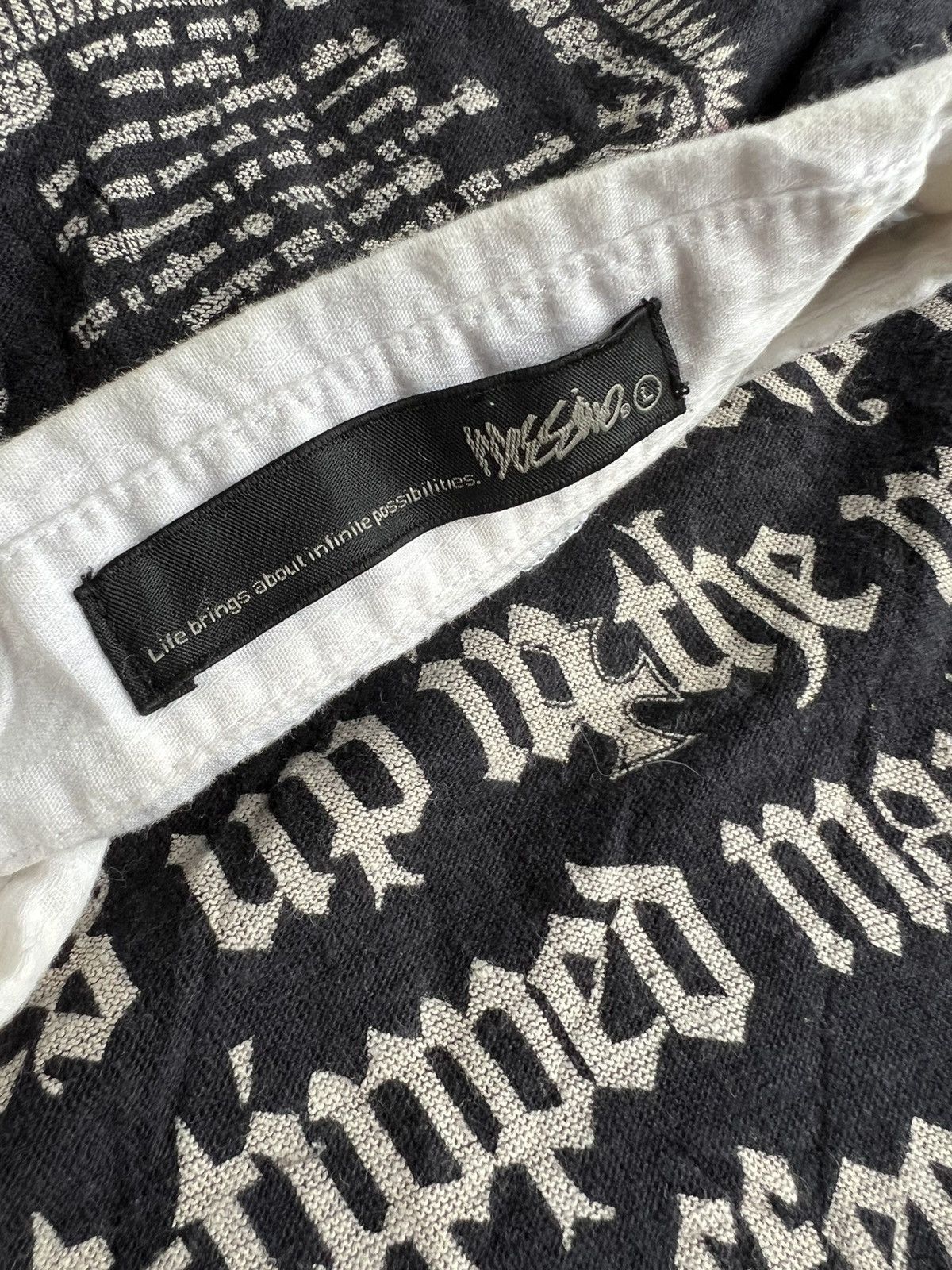 If Six Was Nine OG Missoni Chrome Hearts Cloister Black "Goth Poems" Polo T Size US M / EU 48-50 / 2 - 6 Thumbnail