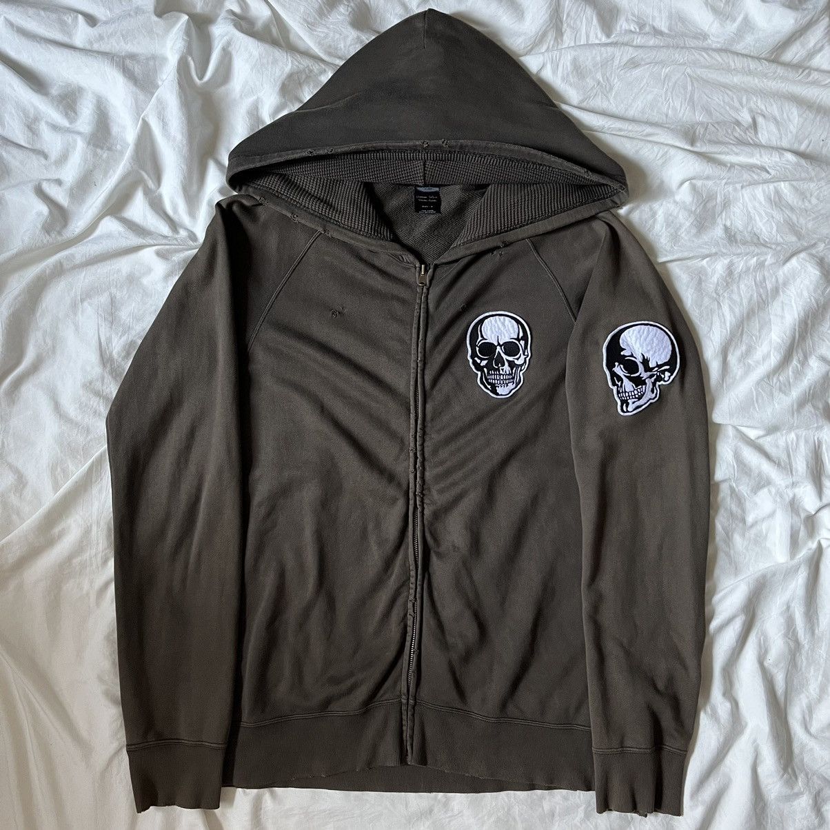 【2024新春福袋】 Number (N)ine 04ss Number nine skull zip hoodie archive size トップス