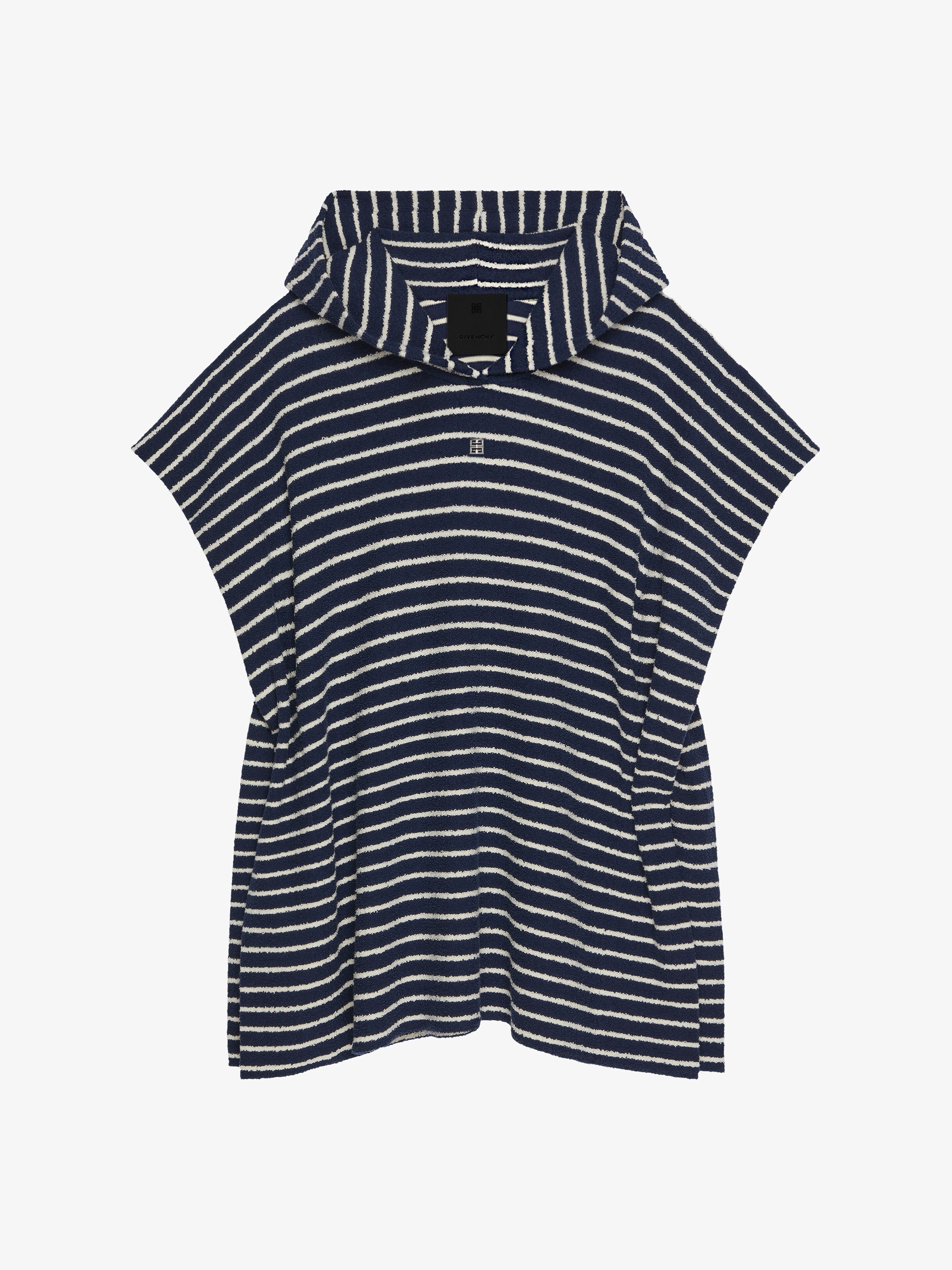 Givenchy o1srvl11e0725 Poncho in Blue/White Size XS / US 0-2 / IT 36-38 - 1 Thumbnail