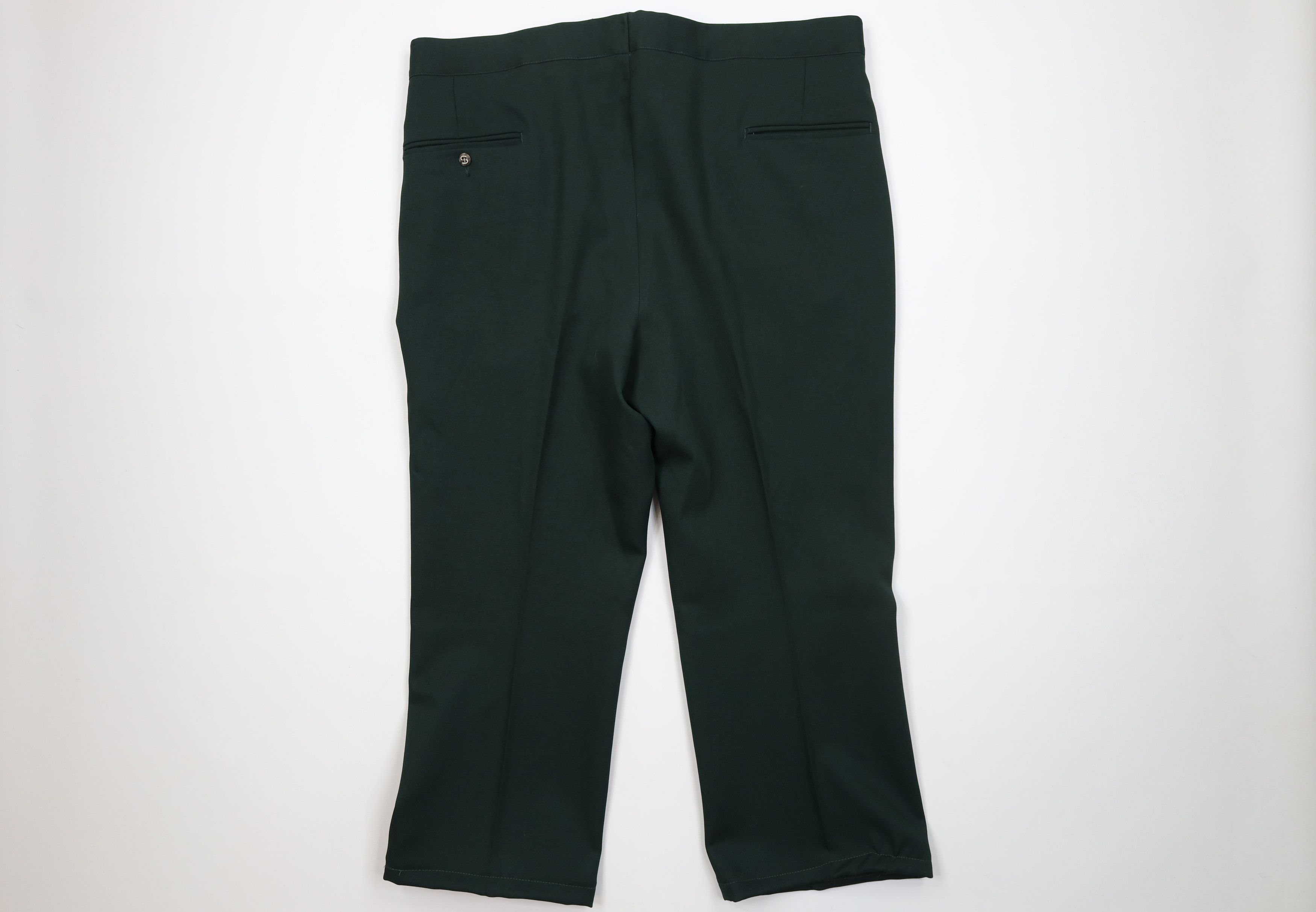 Vintage Vintage 70s Streetwear Flared Wide Leg Chino Pants Green USA Size US 40 / EU 56 - 8 Thumbnail