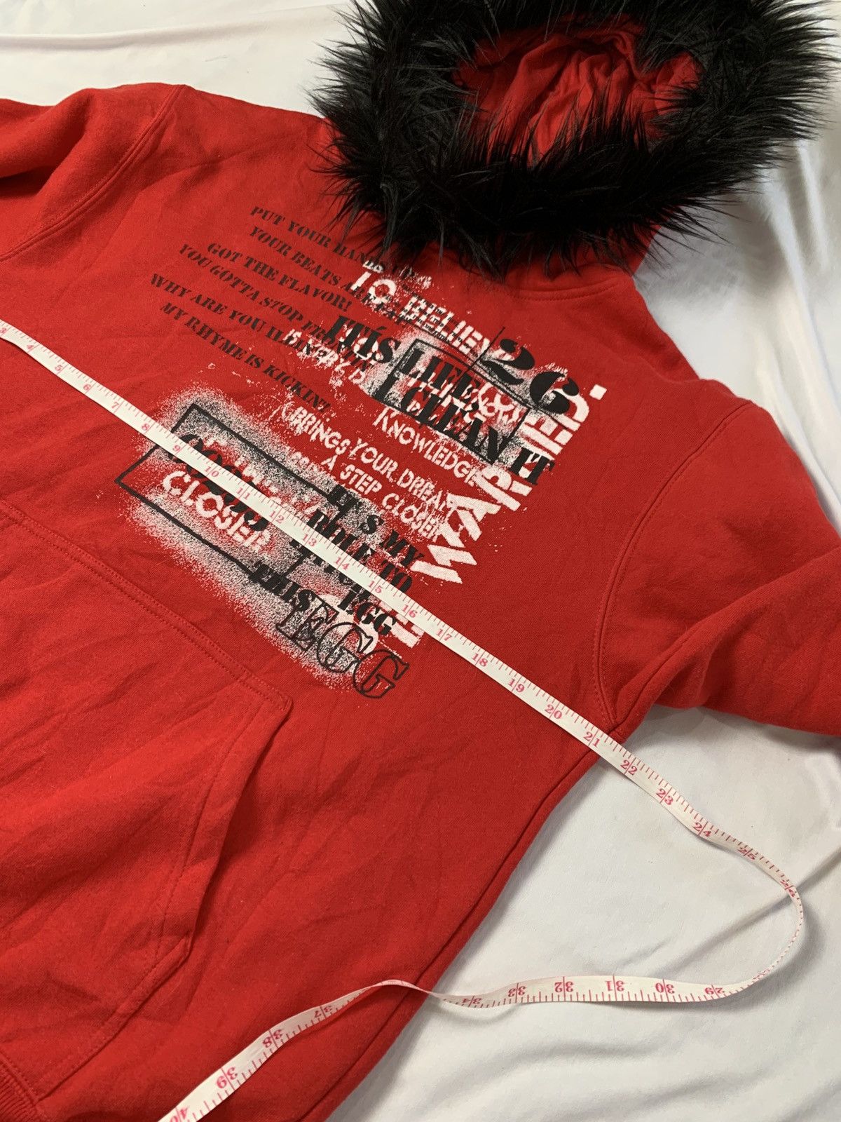 KMRii Fur hoodie sorridere poem ifsixwasnine style Size US M / EU 48-50 / 2 - 7 Thumbnail