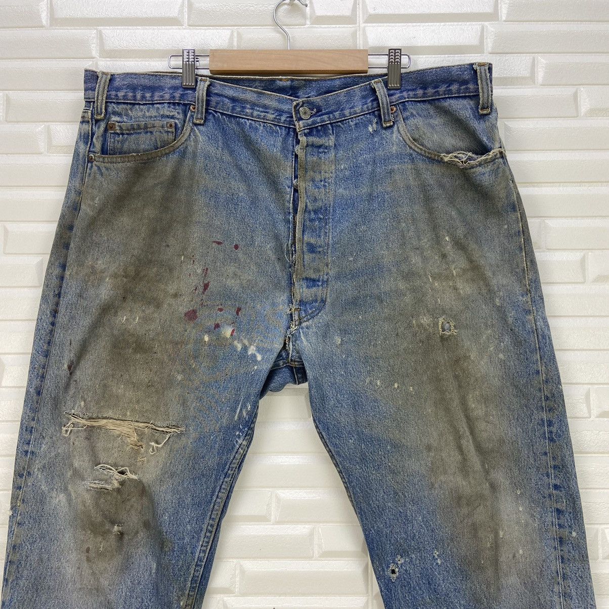 Levi's Vintage Clothing Vintage Levi’s 501 Denim Pants Size US 39 - 3 Thumbnail