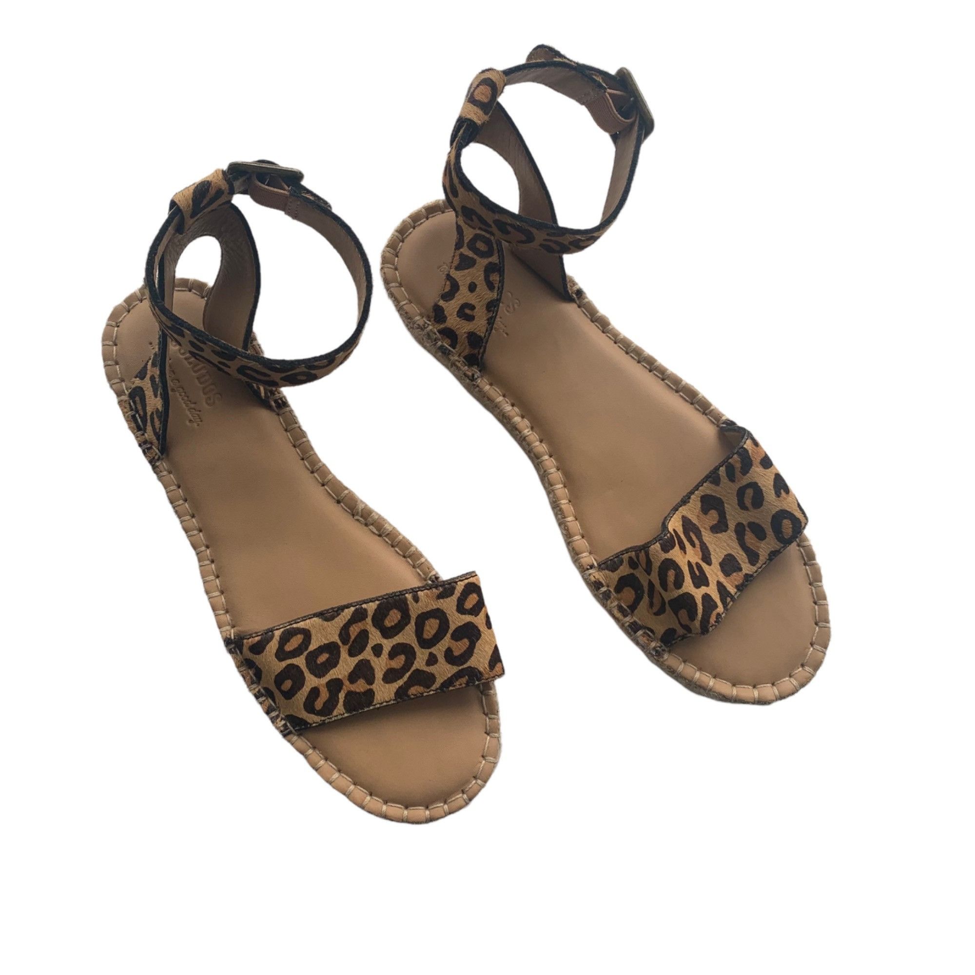 Soludos Soludos Calf Hair Animal Print Espadrille Sandals 6.5 Grailed