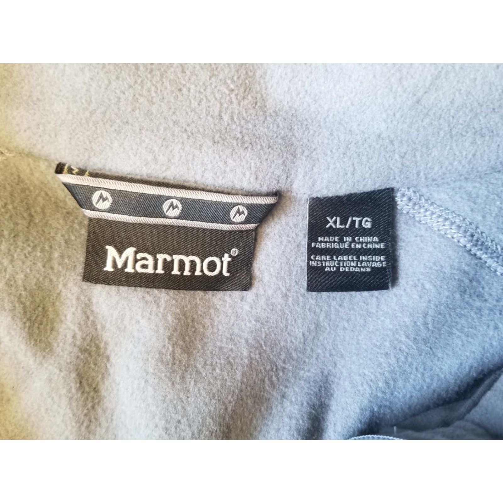 Marmot Marmot Jacket Bomber Full Zip Fleece Lightweight Mens XL Gray Pockets Casual Travel Size US XL / EU 56 / 4 - 6 Thumbnail