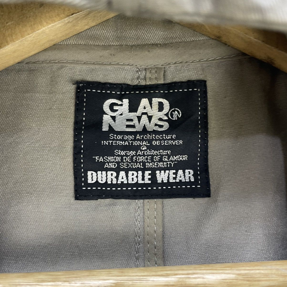 Vintage 💥Japanese Brand Glad New Parka Jacket Big Logo Skull Jacket Size US M / EU 48-50 / 2 - 6 Thumbnail