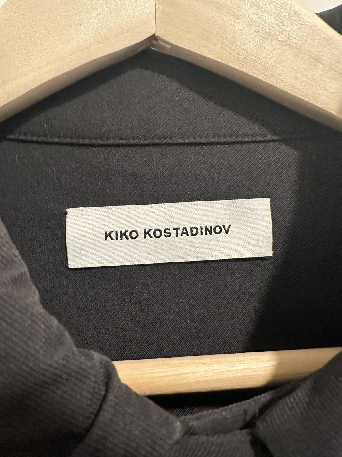 Kiko Kostadinov Kiko Kostadinov Black Murad Asymmetrical Zip Jacket Size US M / EU 48-50 / 2 - 2 Thumbnail