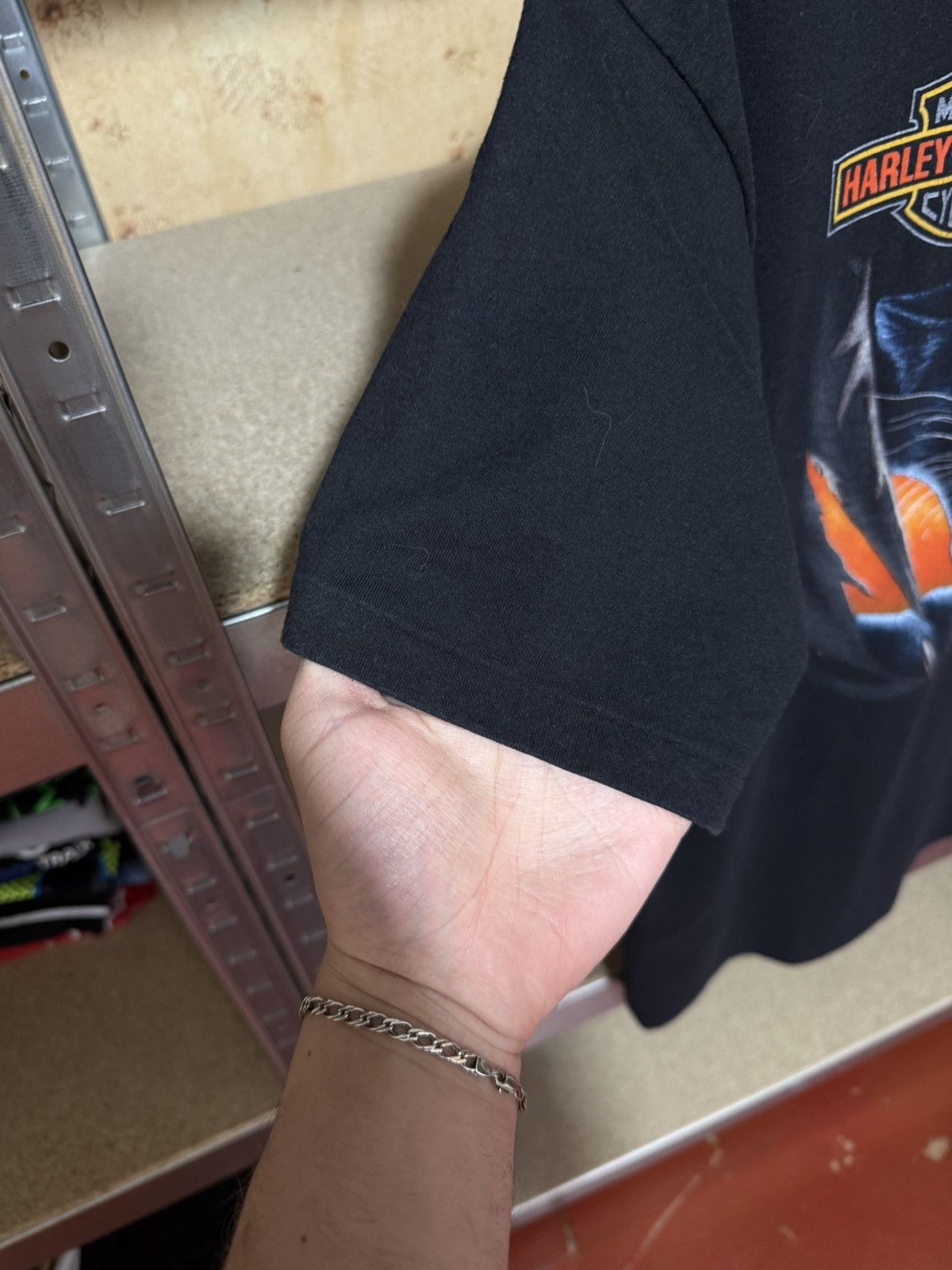 Harley Davidson × Vintage Vintage Harley Davidson 3D Emblem 1992 Roar Of Freedom Tee Size US XL / EU 56 / 4 - 5 Thumbnail