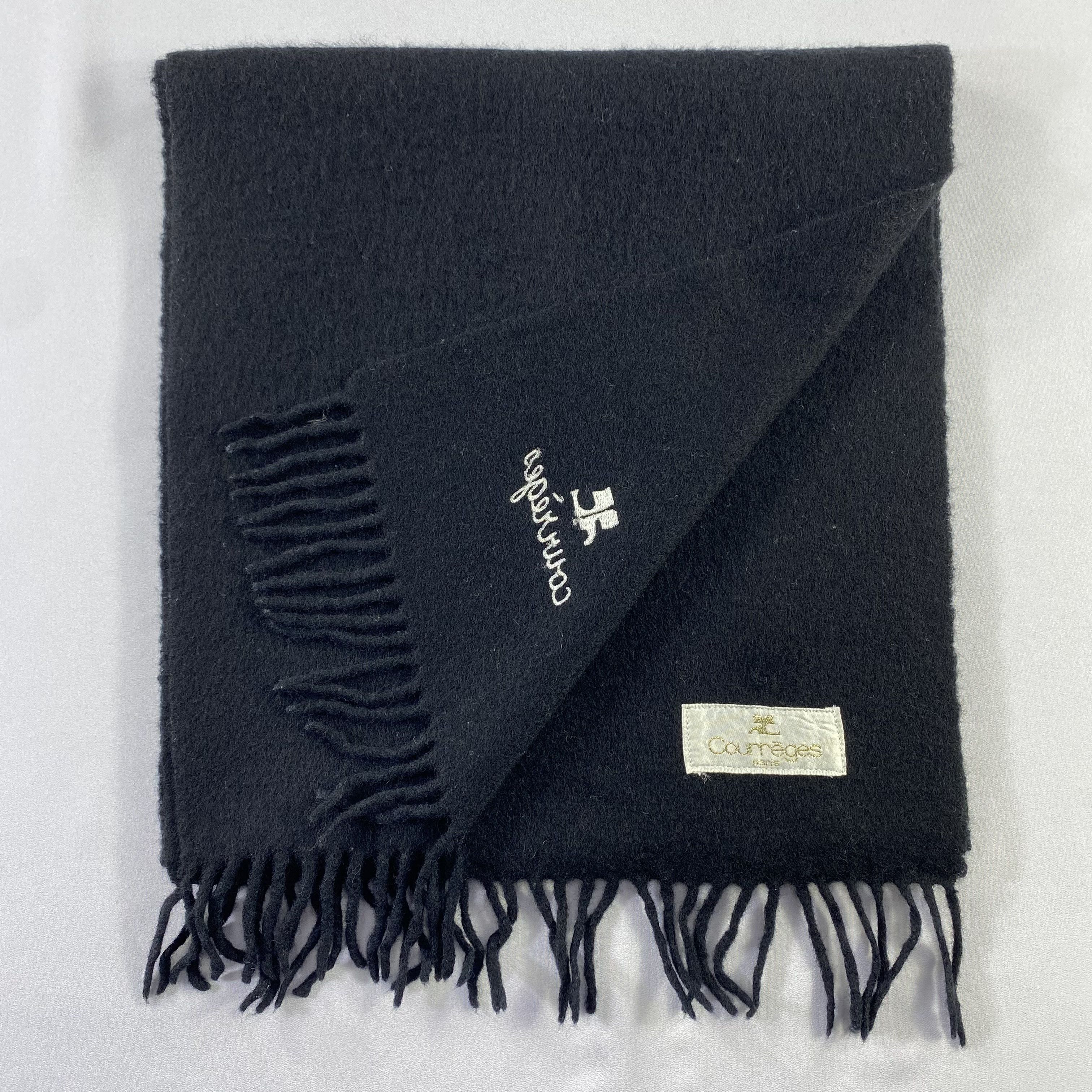 Courreges Courreges Scarf Neck Wrap Plain Muffler Size ONE SIZE - 4 Thumbnail