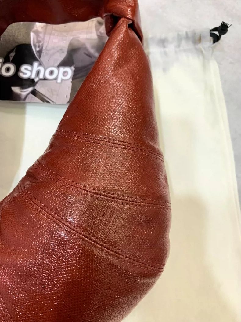 Lemaire Lemaire Brick Red Coated Horn Bag Size ONE SIZE - 4 Thumbnail