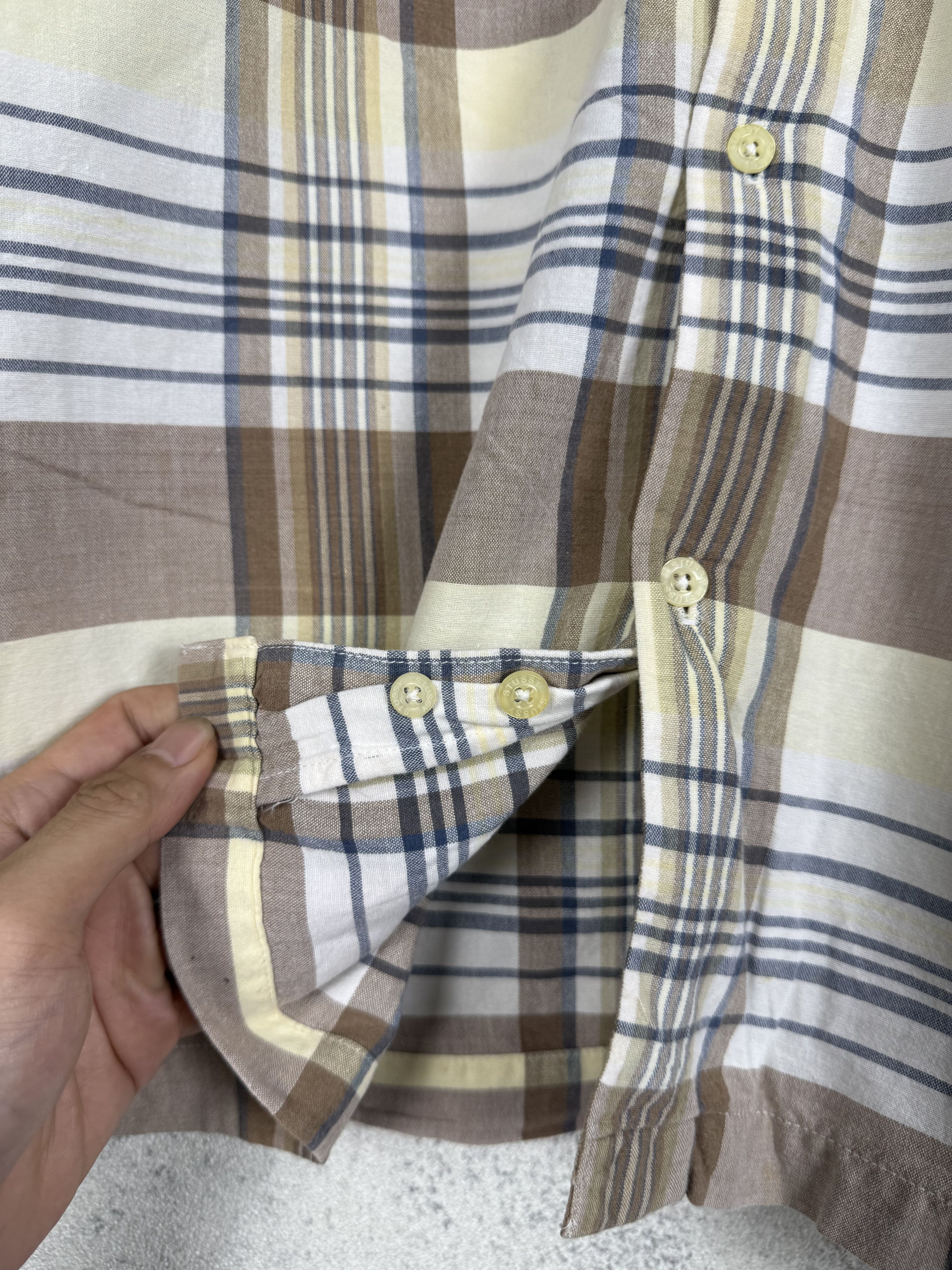 Stussy Vintage Stussy Plaid Shirt Size US L / EU 52-54 / 3 - 7 Thumbnail