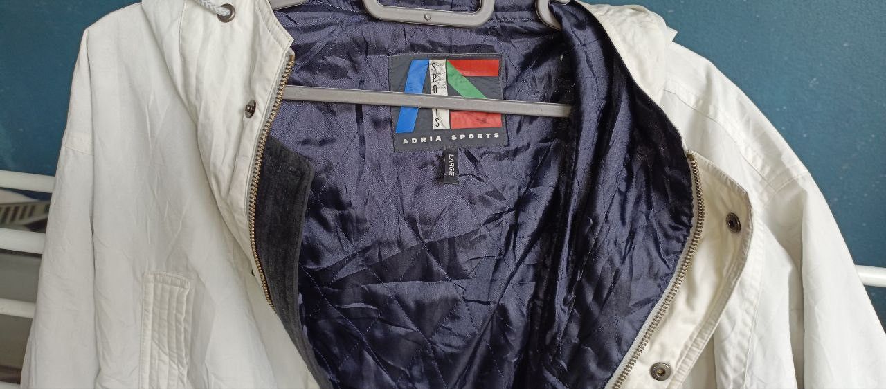 Japanese Brand × Vintage Adria Sports Windbreaker Parka Jacket Size US L / EU 52-54 / 3 - 4 Thumbnail