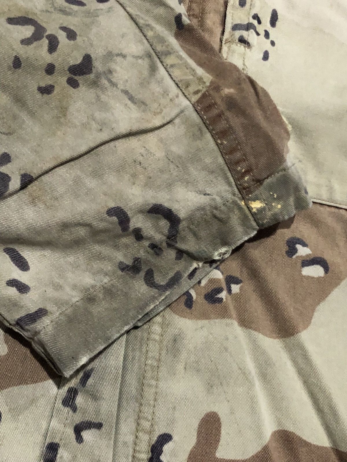 Vintage Y2K Desert Chocolate Chip Camo Chemical Protective Jacket Size US S / EU 44-46 / 1 - 5 Thumbnail