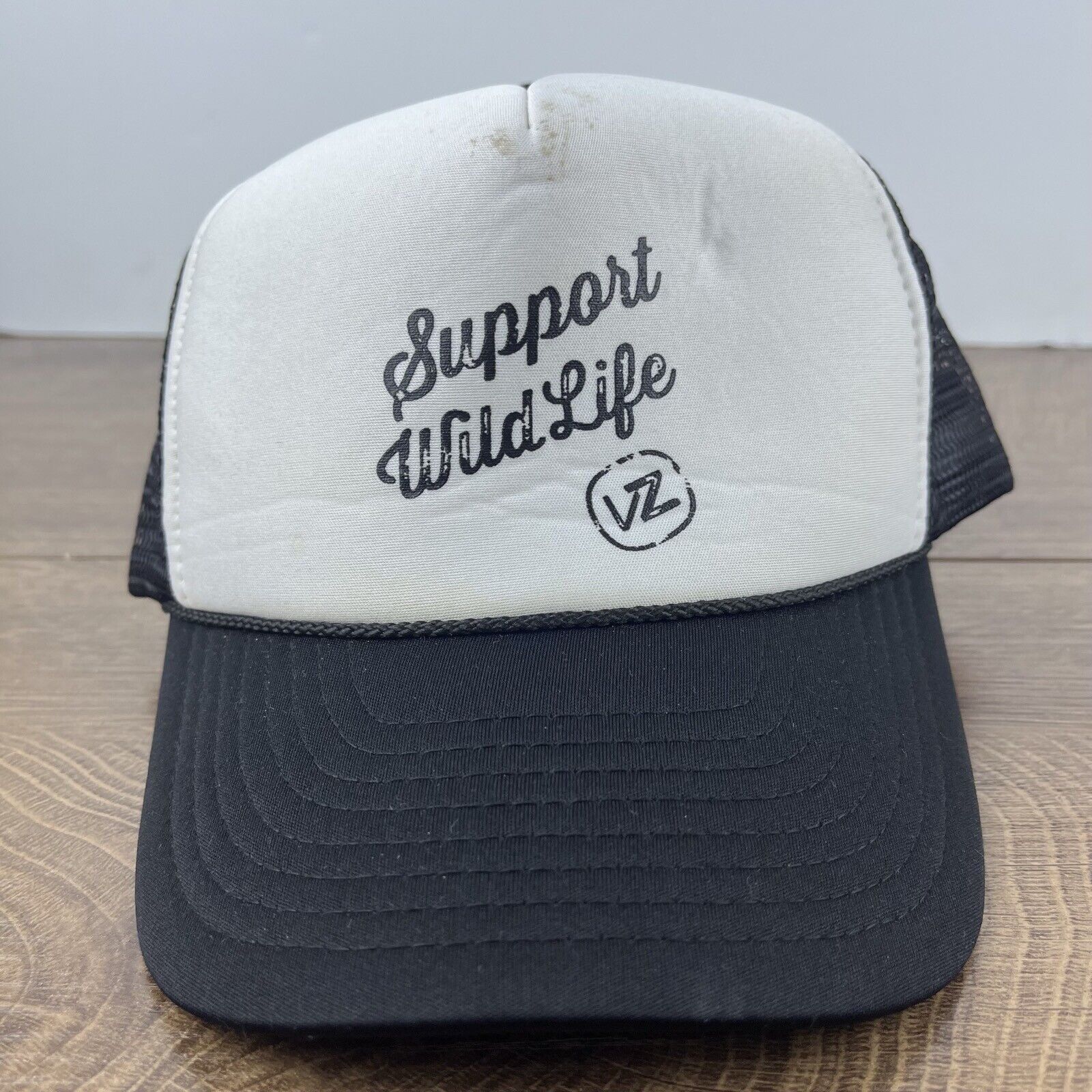 Other Support Wild Life Hat VZ White Cap Hat Adjustable Hat White Size ONE SIZE - 2 Thumbnail