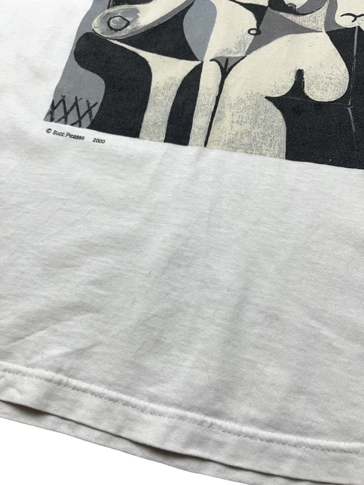 Vintage Vintage 2000 Pablo Picasso Femme Assise Official Art Shirt Size US XL / EU 56 / 4 - 10 Thumbnail