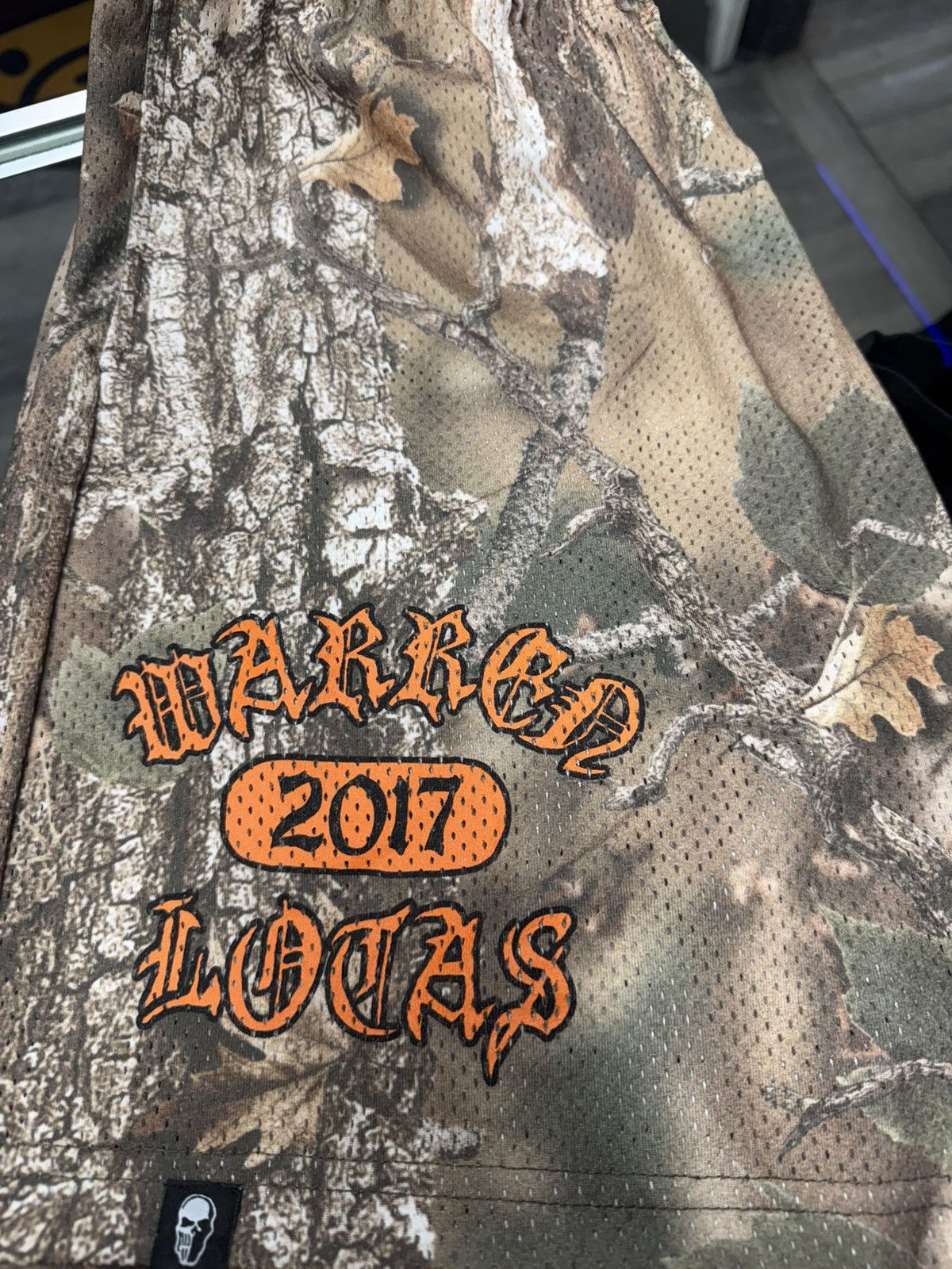 Warren Lotas Warren Lotas Demon Guard Faded Hunting Camo mesh shorts Size US 35 - 11 Thumbnail