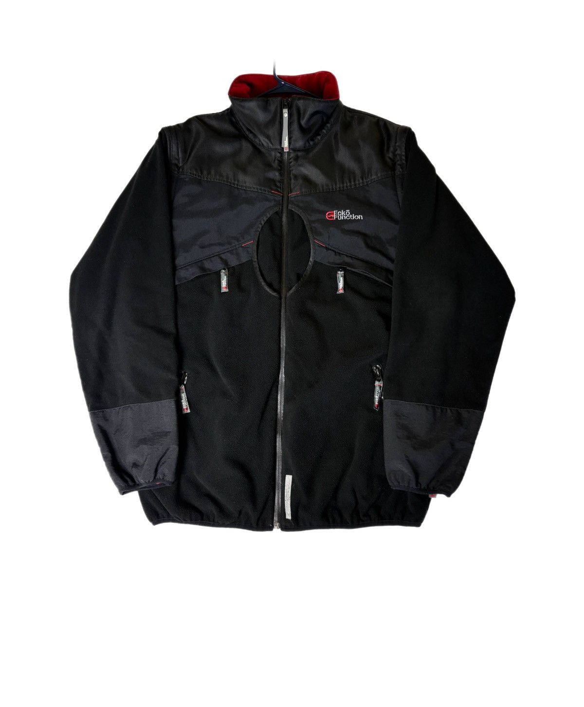Ecko Unltd. Eckō Function 6 Pocket Convertible Zip Up Fleece Tech Jacket Size US XL / EU 56 / 4 - 1 Thumbnail