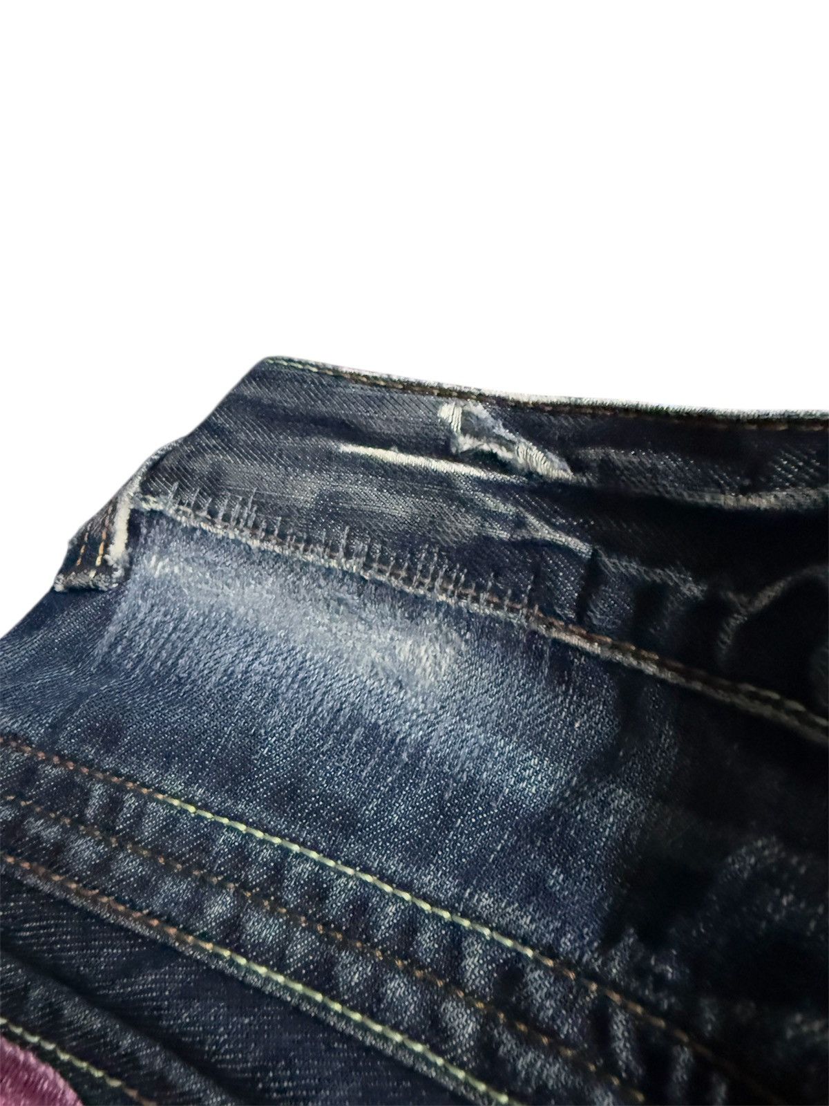 Japanese Brand DRIVE JEANS FLARED BOOTCUT JEANS Size 29" - 10 Thumbnail