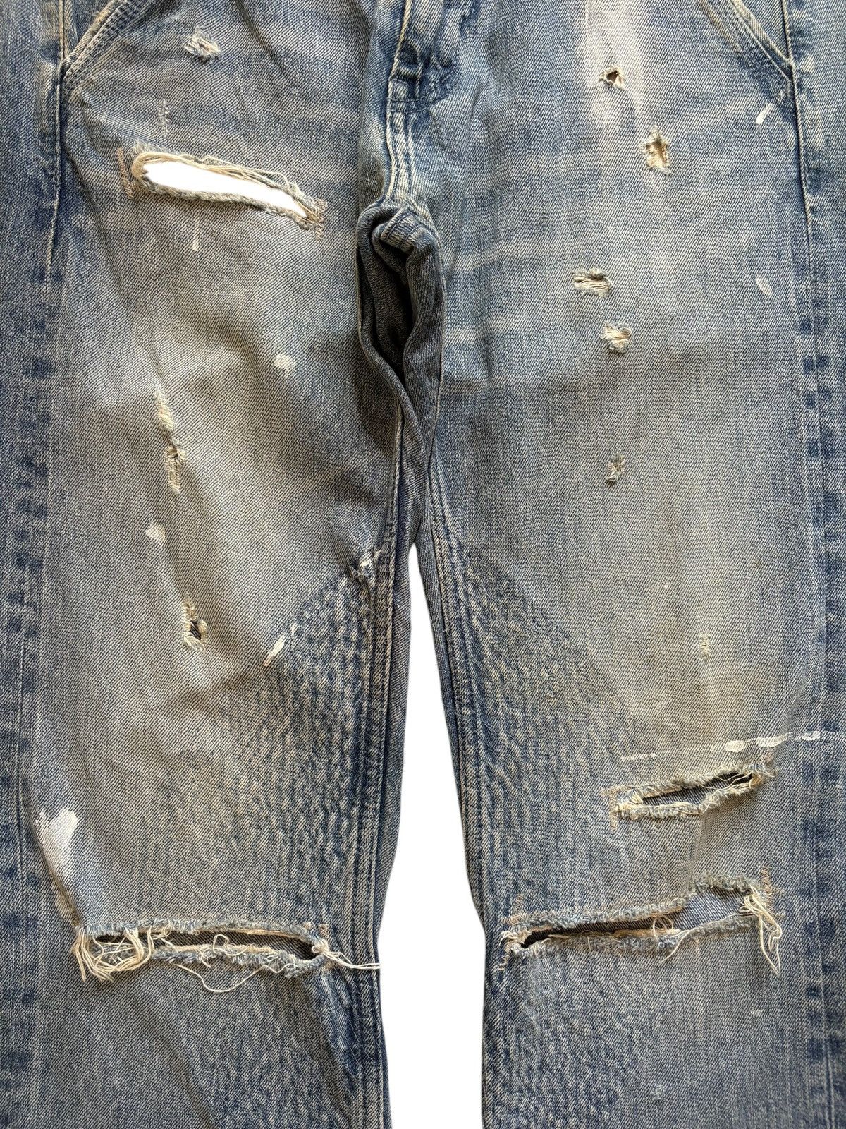 Japanese Brand Vintage Japanese Brand Selvedge Mud Wash Distressed Jeans Size US 30 / EU 46 - 5 Thumbnail