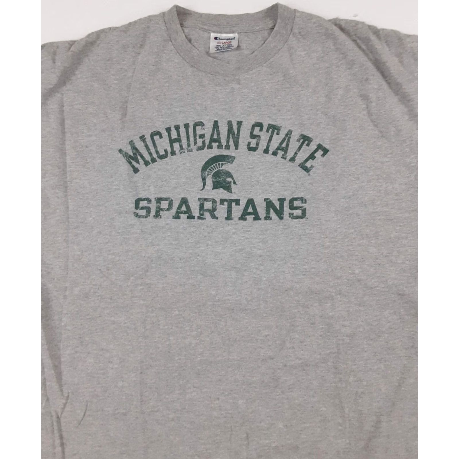 Champion VINTAGE Champion Shirt Mens 2XL Gray Michigan State Spartans Basketball USA Made Grey Size US XXL / EU 58 / 5 - 2 Thumbnail