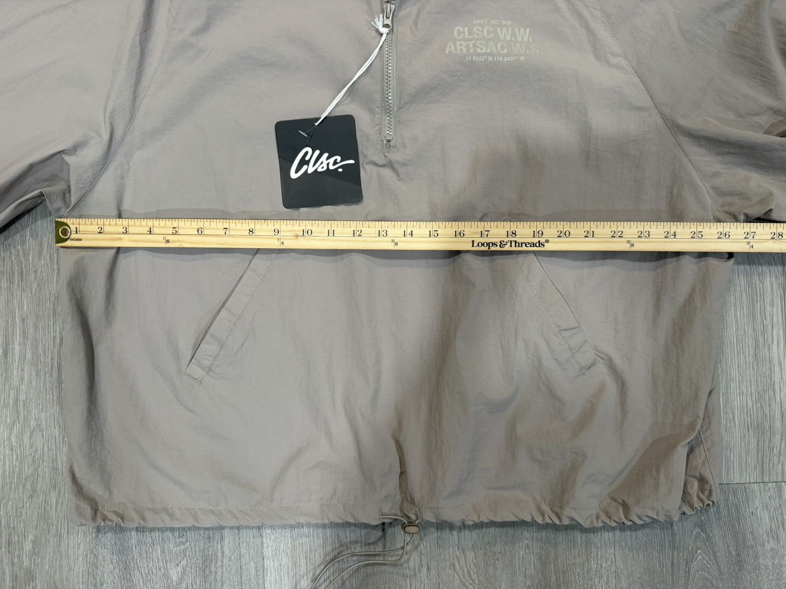 CLSC CLSC Beige Half Zip Jacket XL Minimal Streetwear Techwear Size US XL / EU 56 / 4 - 9 Thumbnail