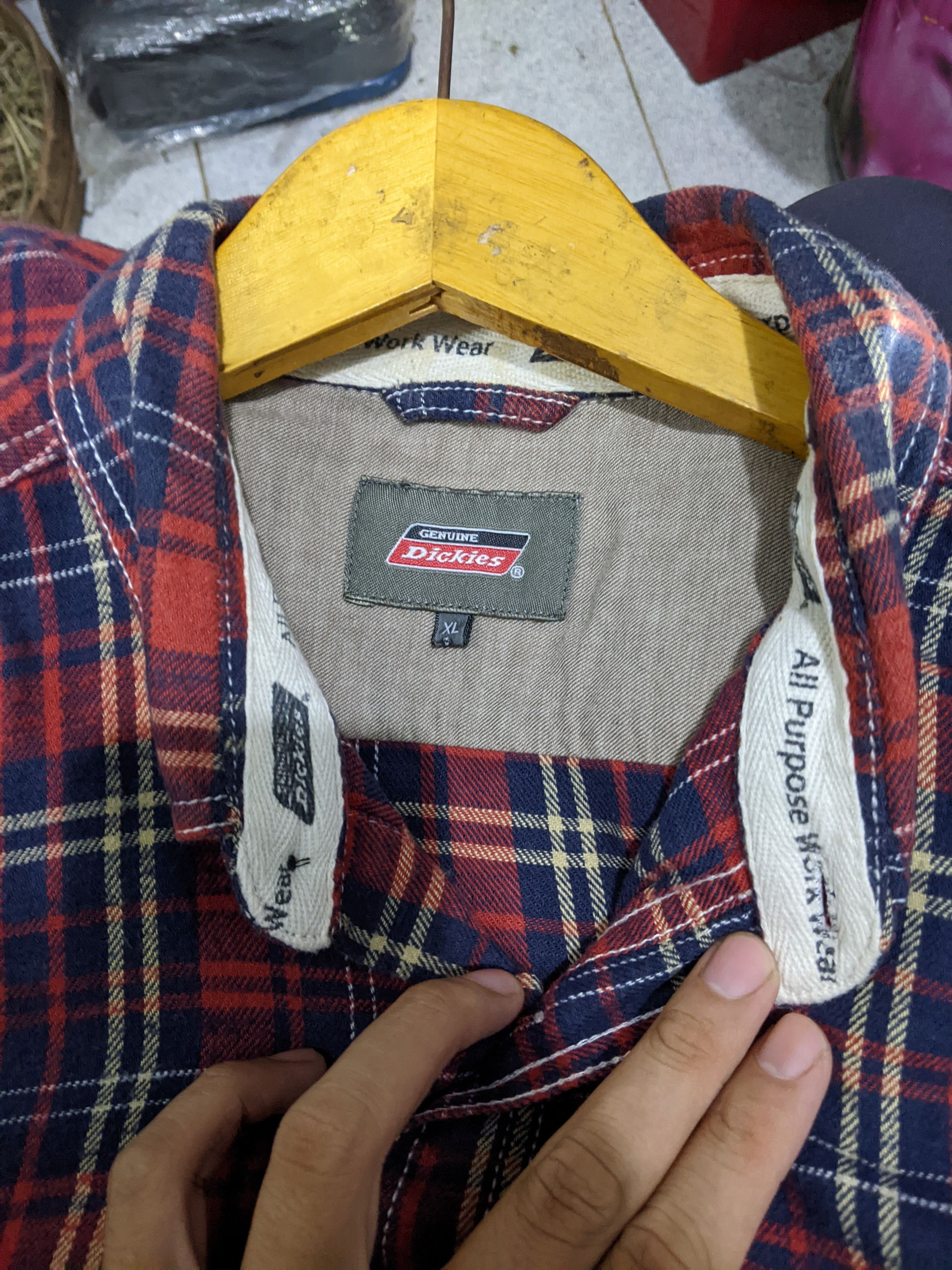 Dickies Genuine Dickies Flannel Shirt Size US XL / EU 56 / 4 - 2 Thumbnail
