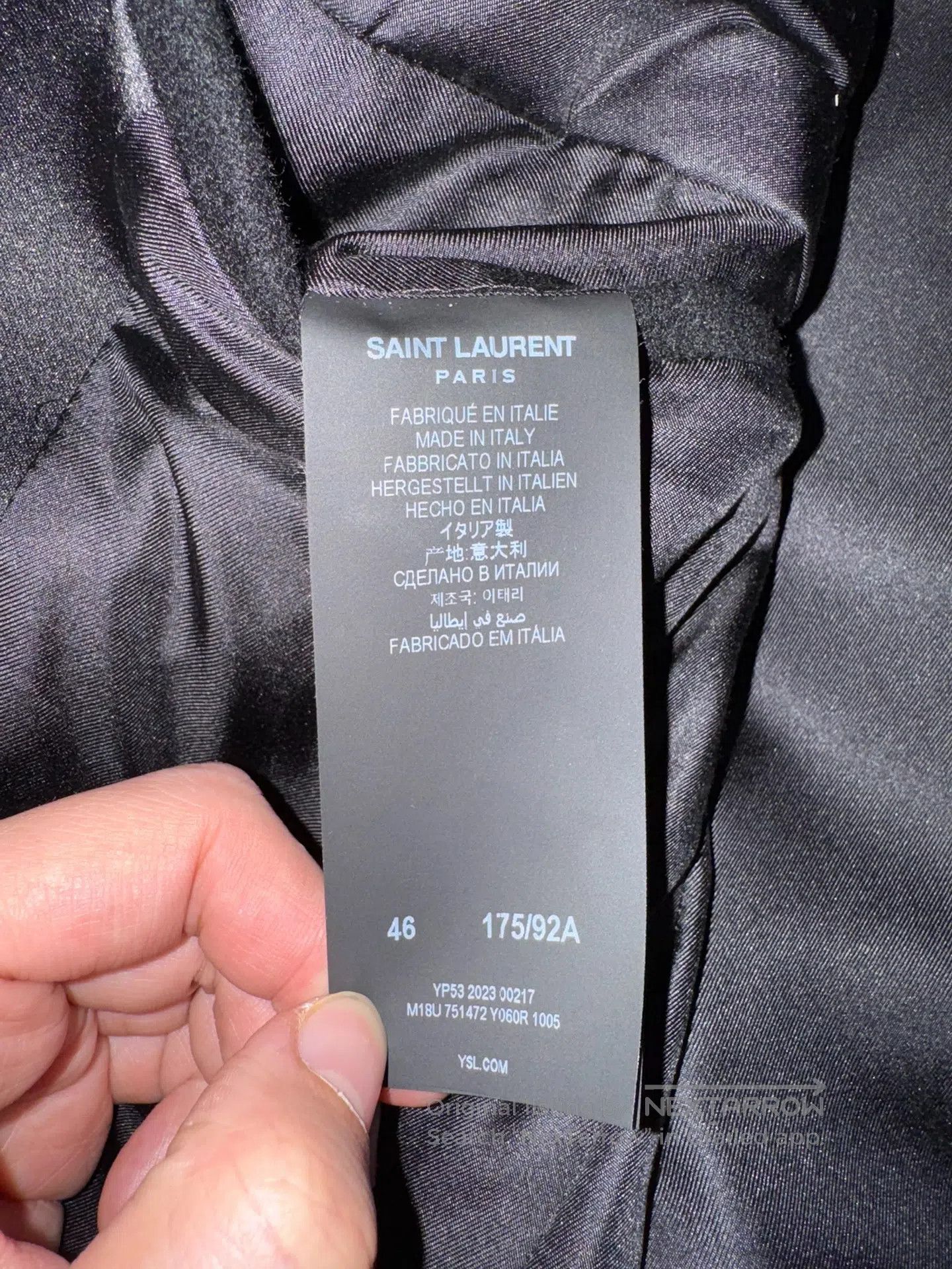 Saint Laurent Paris Saint Laurent Paris Smoking Double-Breasted Wool Coat| Size US S / EU 44-46 / 1 - 5 Thumbnail