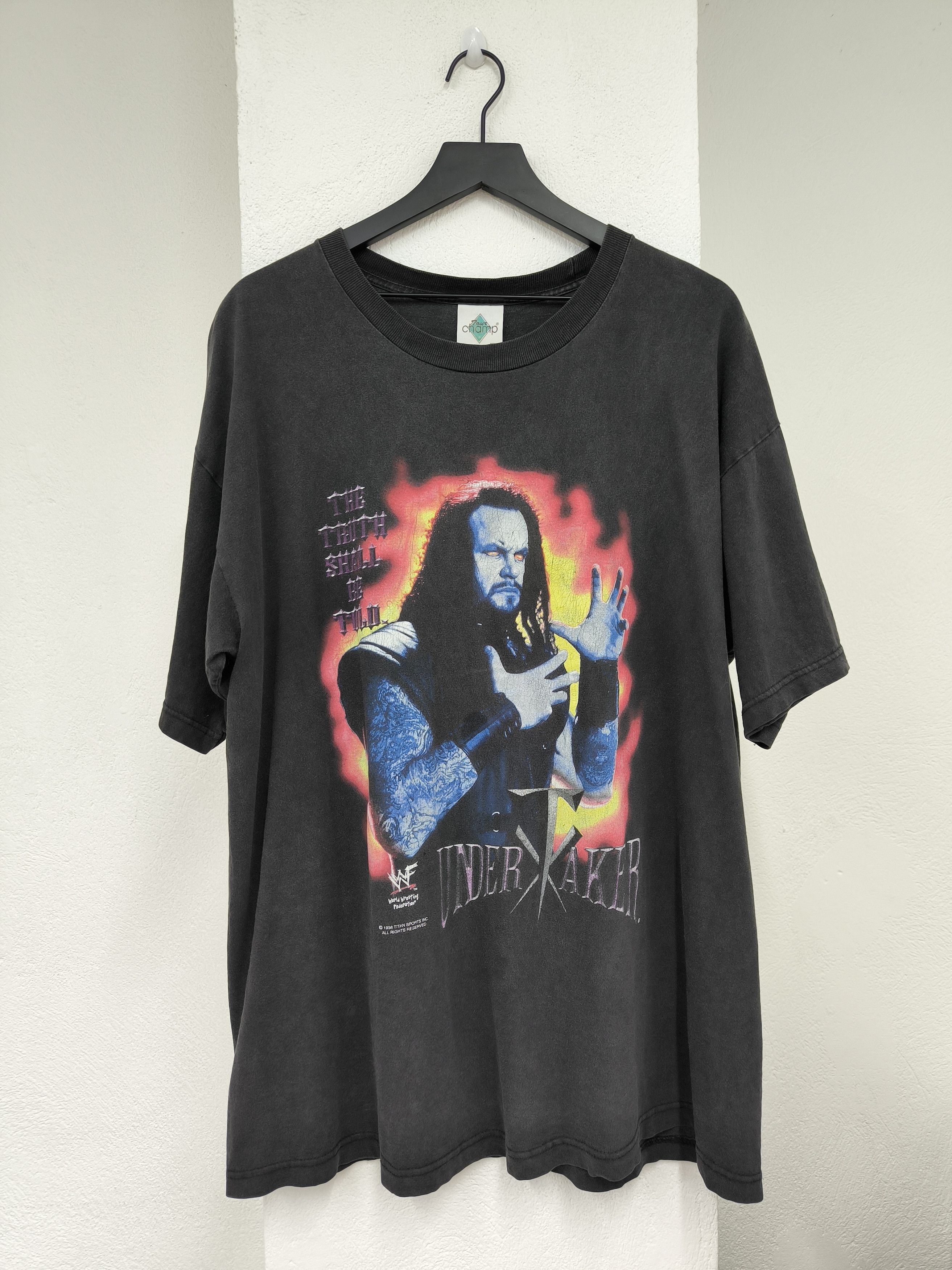 WWF Vintage 1998 The Undertaker Rest in Peace Size US XL / EU 56 / 4 - 1 Thumbnail