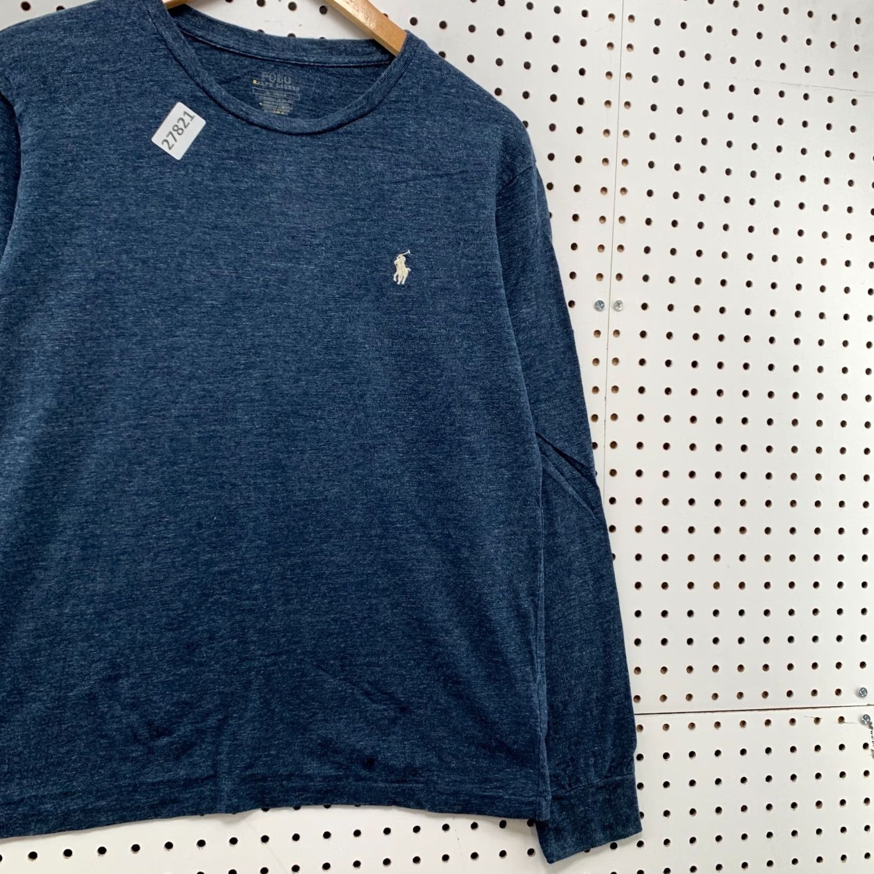 Ralph Lauren Polo Ralph Lauren SHirt Mens Medium Long Sleeve Bue White Pony 20.5X24.5 Size US M / EU 48-50 / 2 - 4 Thumbnail