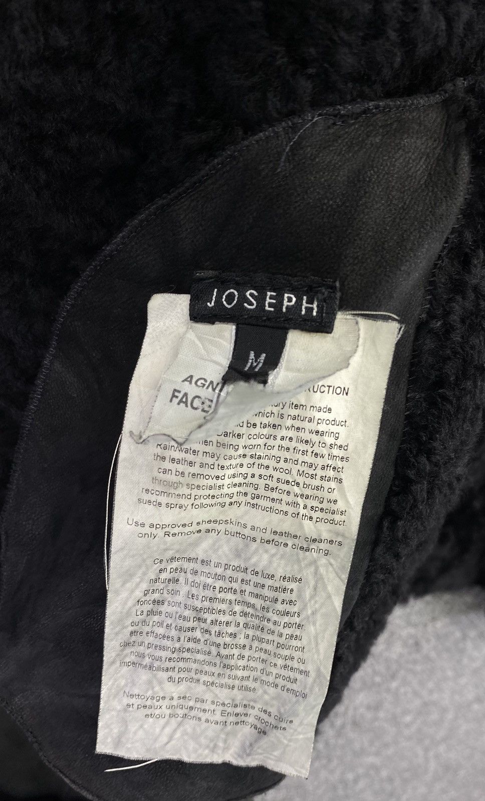 Joseph Vintage Joseph Faux Fur Lamb Skin Leather Jacket Size M / US 6-8 / IT 42-44 - 7 Thumbnail