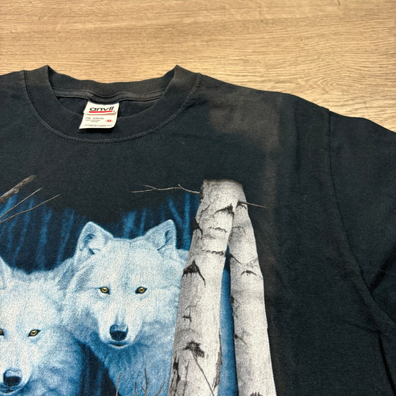 Anvil × Vintage Vintage Y2K Wolves Short Sleeve T Shirt Men's Medium Anvil Size US M / EU 48-50 / 2 - 8 Thumbnail