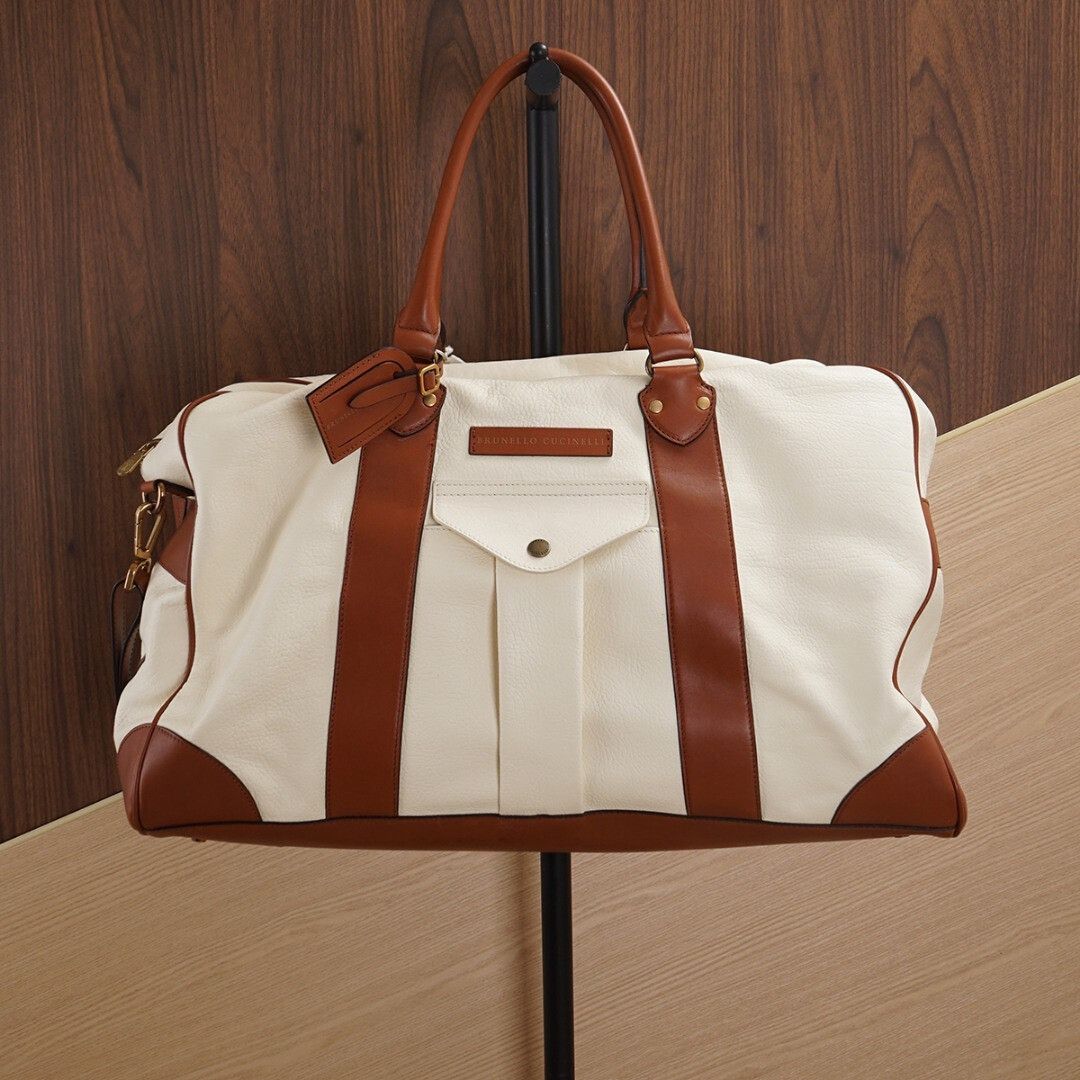 Brunello Cucinelli Brunello Cucinelli Leather Travel Bag Size ONE SIZE - 1 Thumbnail