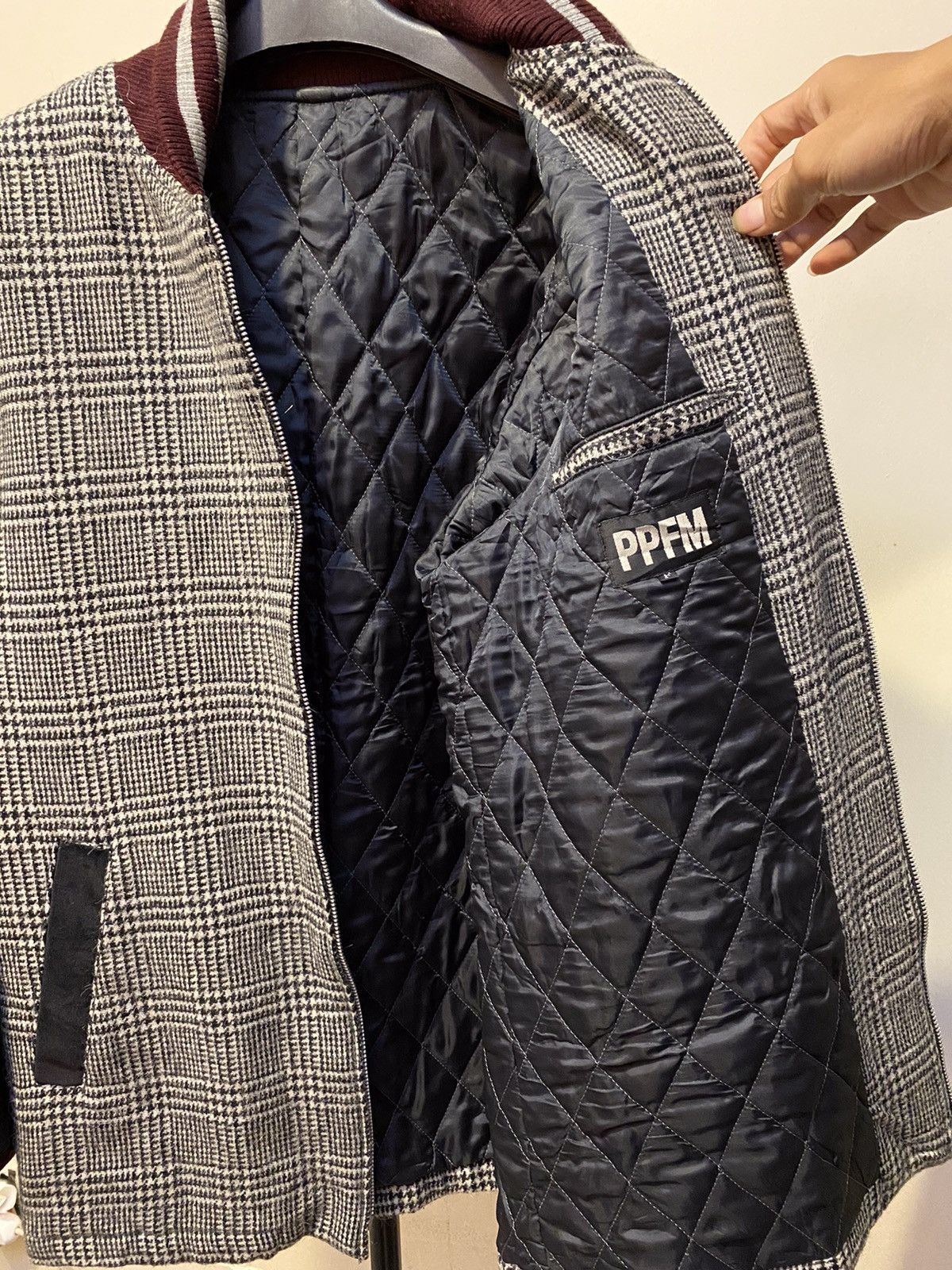 Japanese Brand × PPFM 🇯🇵PPFM WOOL PLAID JACKET Size US L / EU 52-54 / 3 - 5 Thumbnail