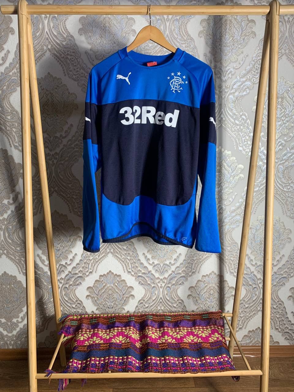Puma Vintage Puma FC Rangers Scotland Soccer Jersey Y2K Size US XL / EU 56 / 4 - 1 Thumbnail
