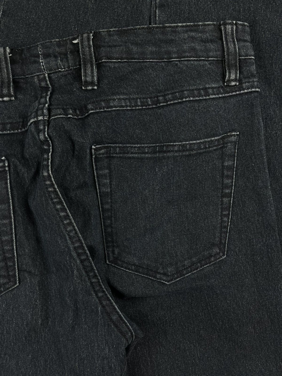 Raf Simons AW06 Raf Simons Long Washed Black Denim Jeans Size US 32 / EU 48 - 4 Thumbnail