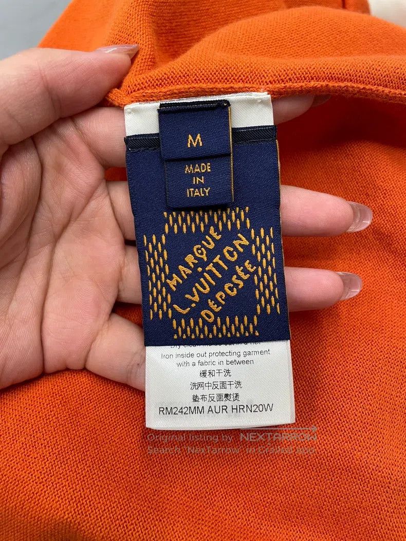 Louis Vuitton Louis Vuitton 24 New Orange Coconut Knit Short Sleeves Size US M / EU 48-50 / 2 - 8 Thumbnail
