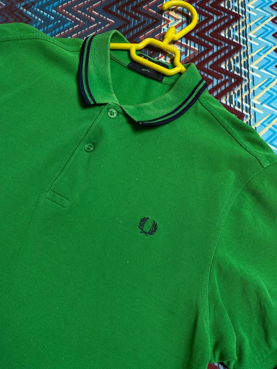 Fred Perry Fred Perry Slim Fit Black Polo Shirt Men's Size US M / EU 48-50 / 2 - 6 Thumbnail