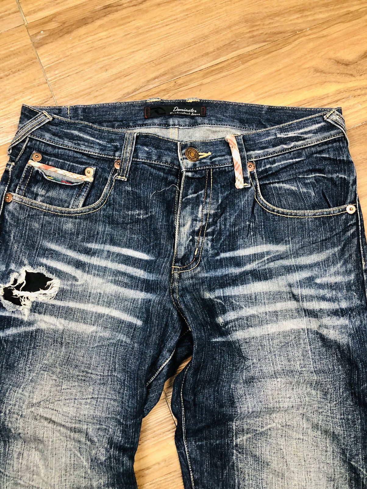 Japanese Brand Dominate Handcrafted Jeans (33) Size US 32 / EU 48 - 3 Thumbnail