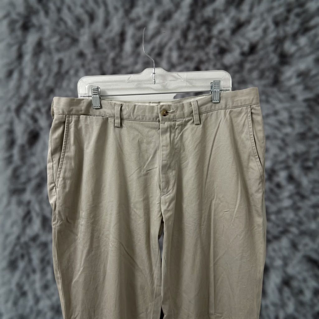 Polo Ralph Lauren Polo Ralph Lauren Pants Mens 36x34 Beige Chino Flat Front Straight Leg Casual Business Size US M / EU 48-50 / 2 - 1 Thumbnail