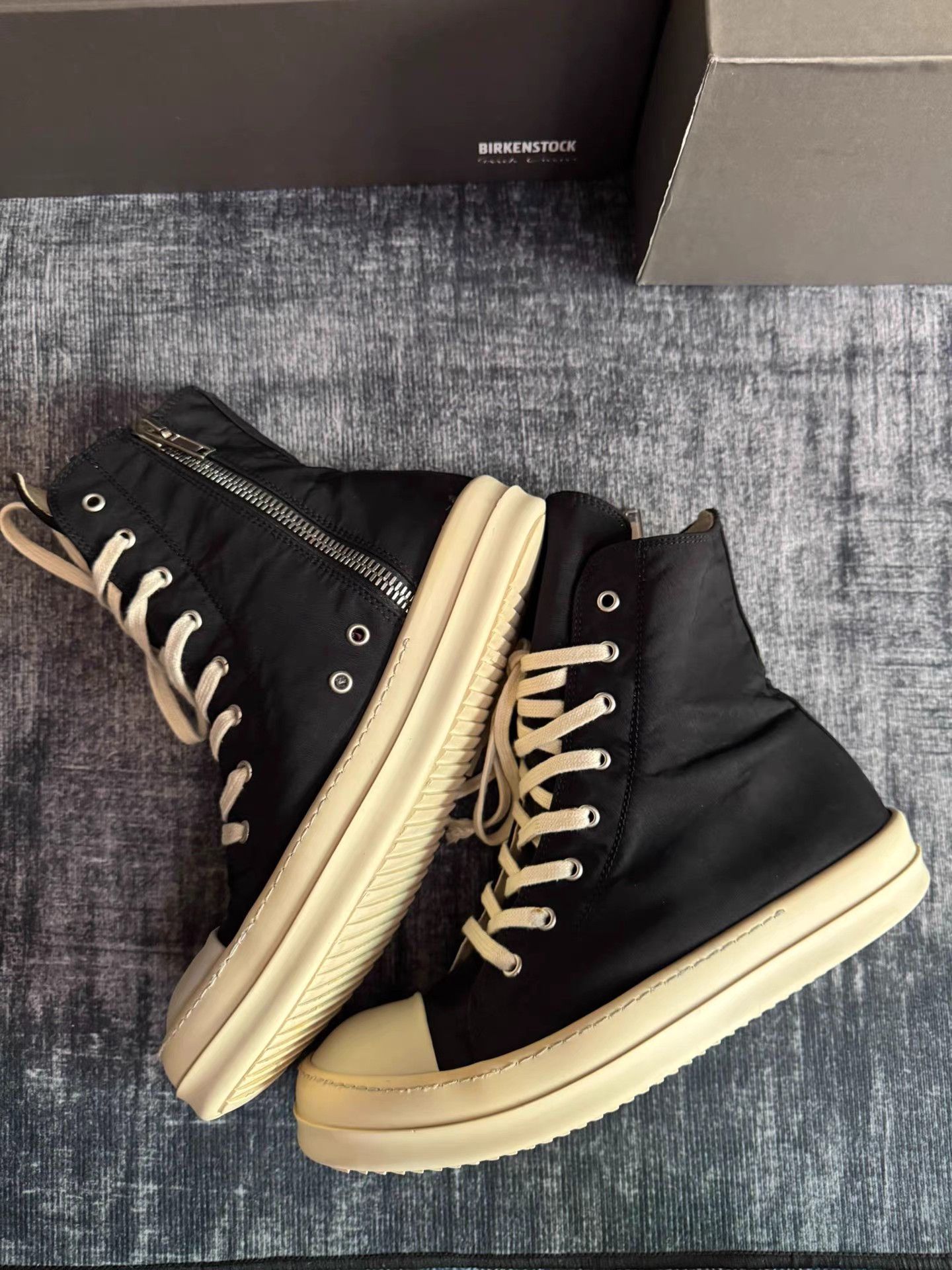 Rick Owens Rick Owens DRKSHDW Satin High Top Size US 8 / EU 41 - 3 Thumbnail