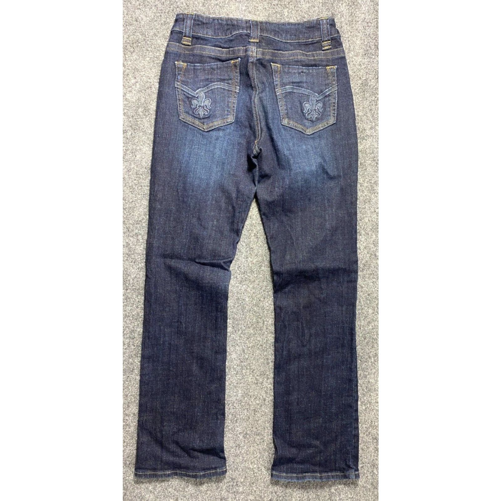 Lee Lee Jeans Womens 8 Medium Slender Secret Lower on The Waist Pockets Blue Faded Size 30" / US 8 / IT 44 - 2 Thumbnail