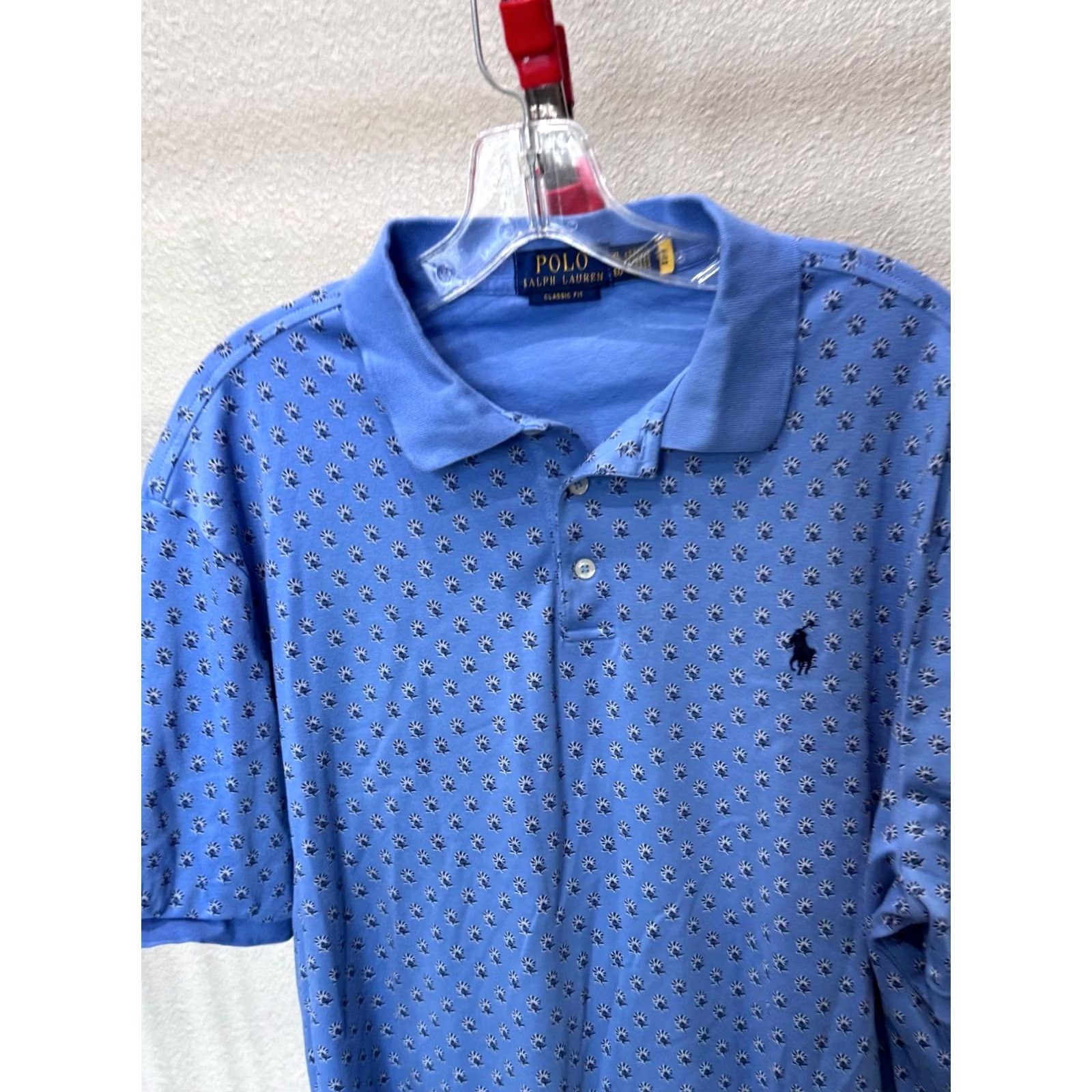 Polo Ralph Lauren Polo Ralph Lauren POLO SHIRT XL Blue Paisley Pattern Mens Size US XL / EU 56 / 4 - 5 Thumbnail