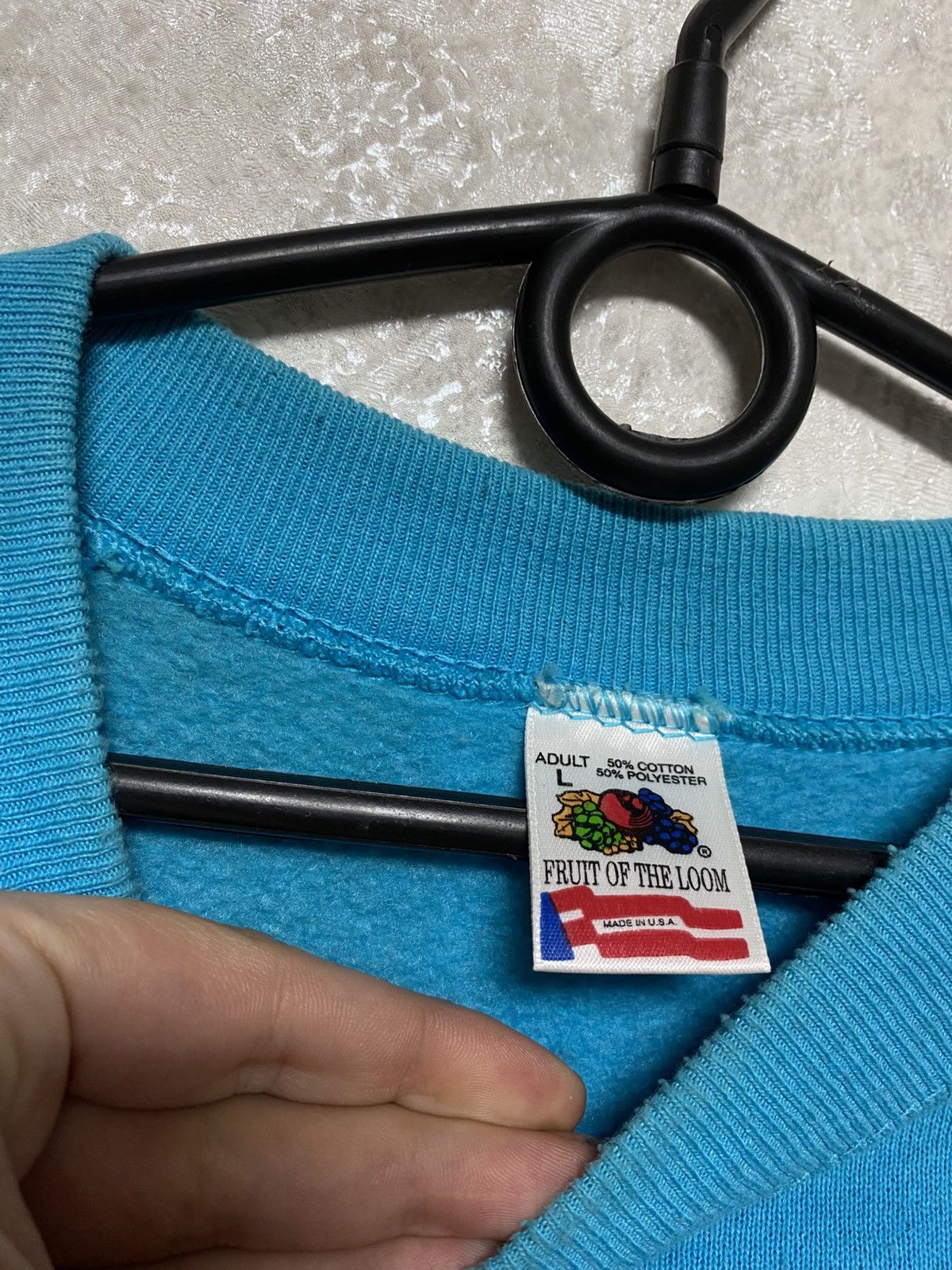 Fruit Of The Loom Hollywood California vintage very rare sweatshirt Size US L / EU 52-54 / 3 - 7 Thumbnail