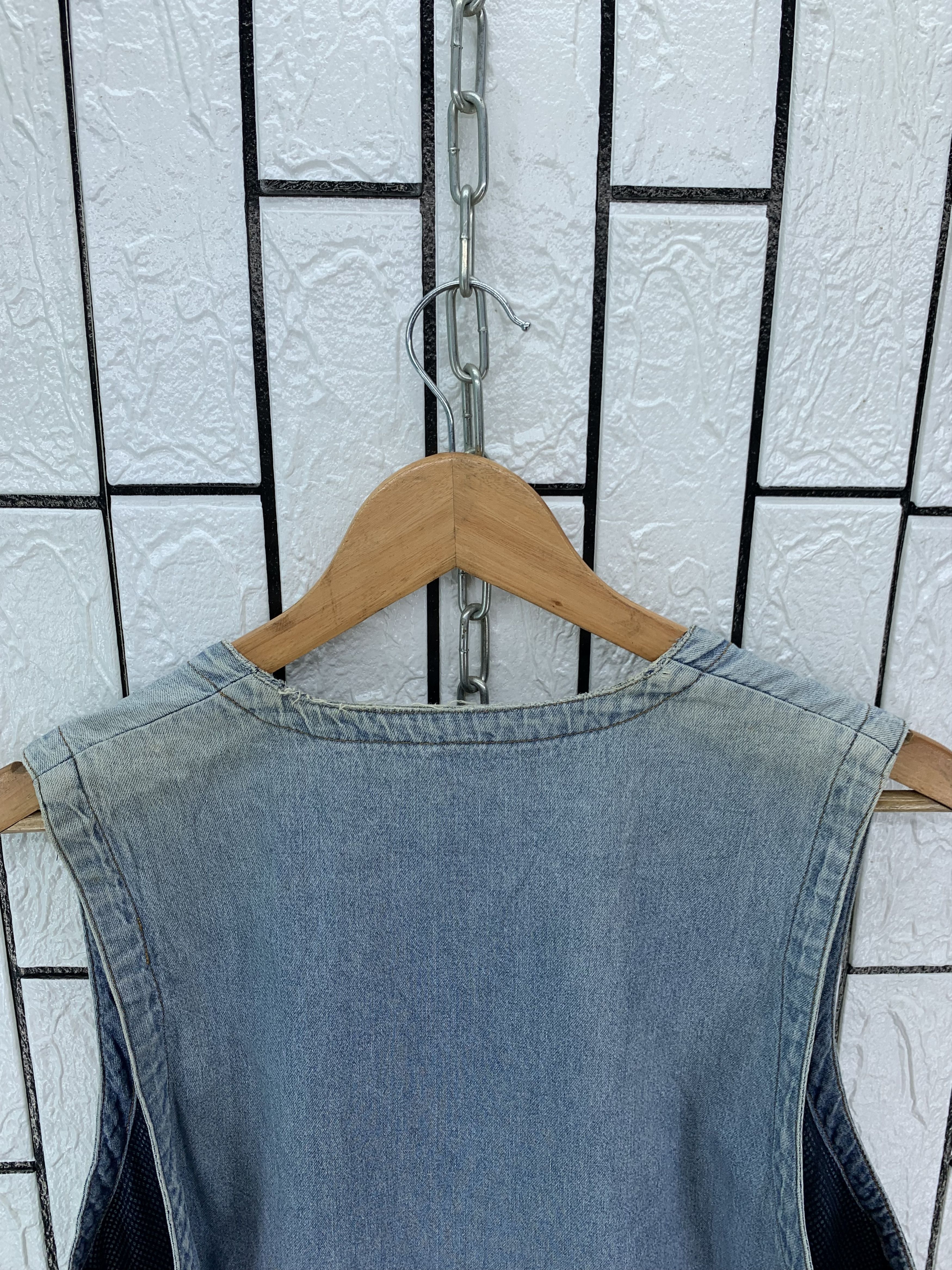 Japanese Brand × Vintage Vintage Denim Vest Size US S / EU 44-46 / 1 - 8 Thumbnail