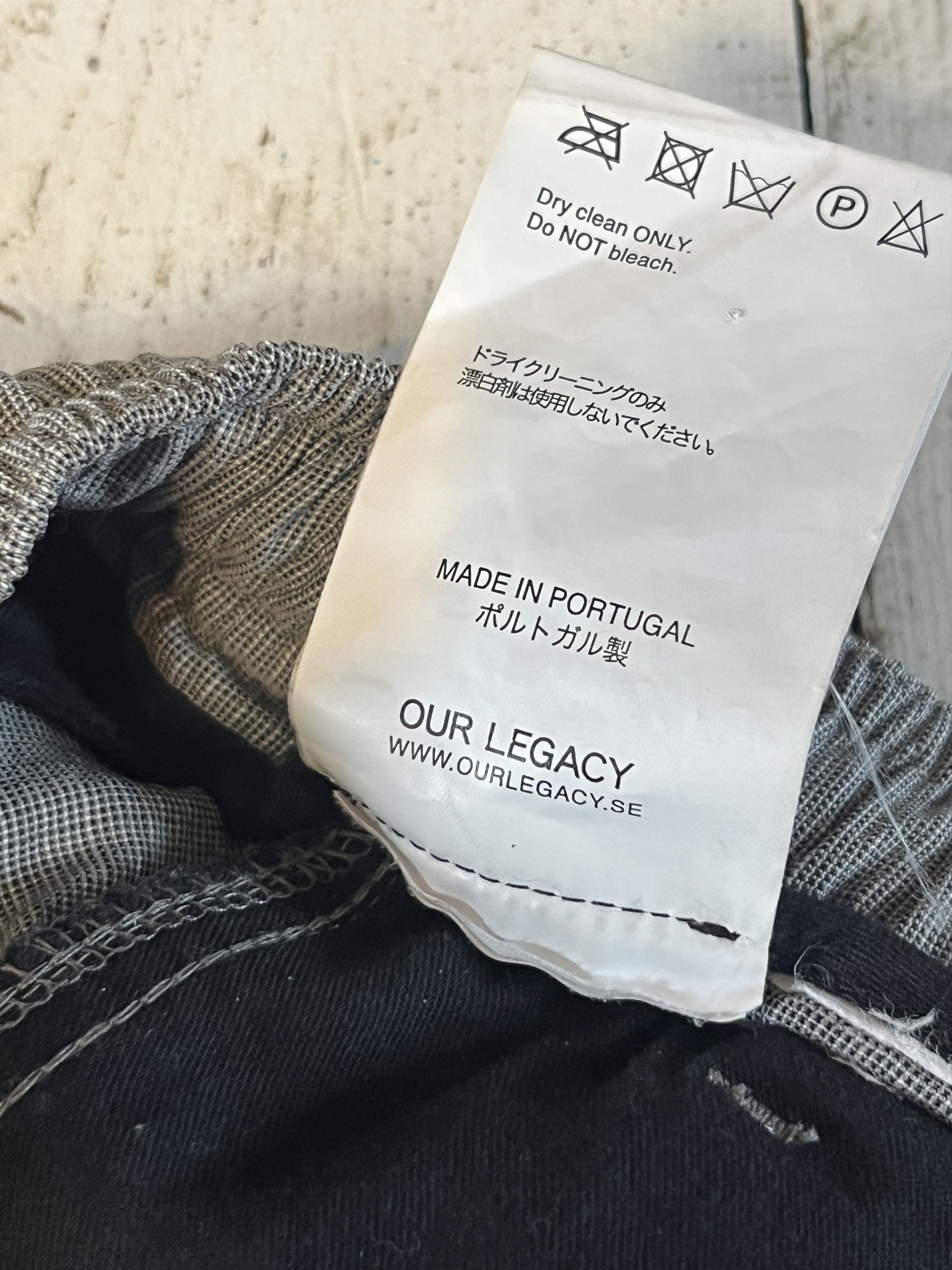 Our Legacy Our Legacy SS15 Grey Seersucker Trouser Size 31" - 7 Thumbnail