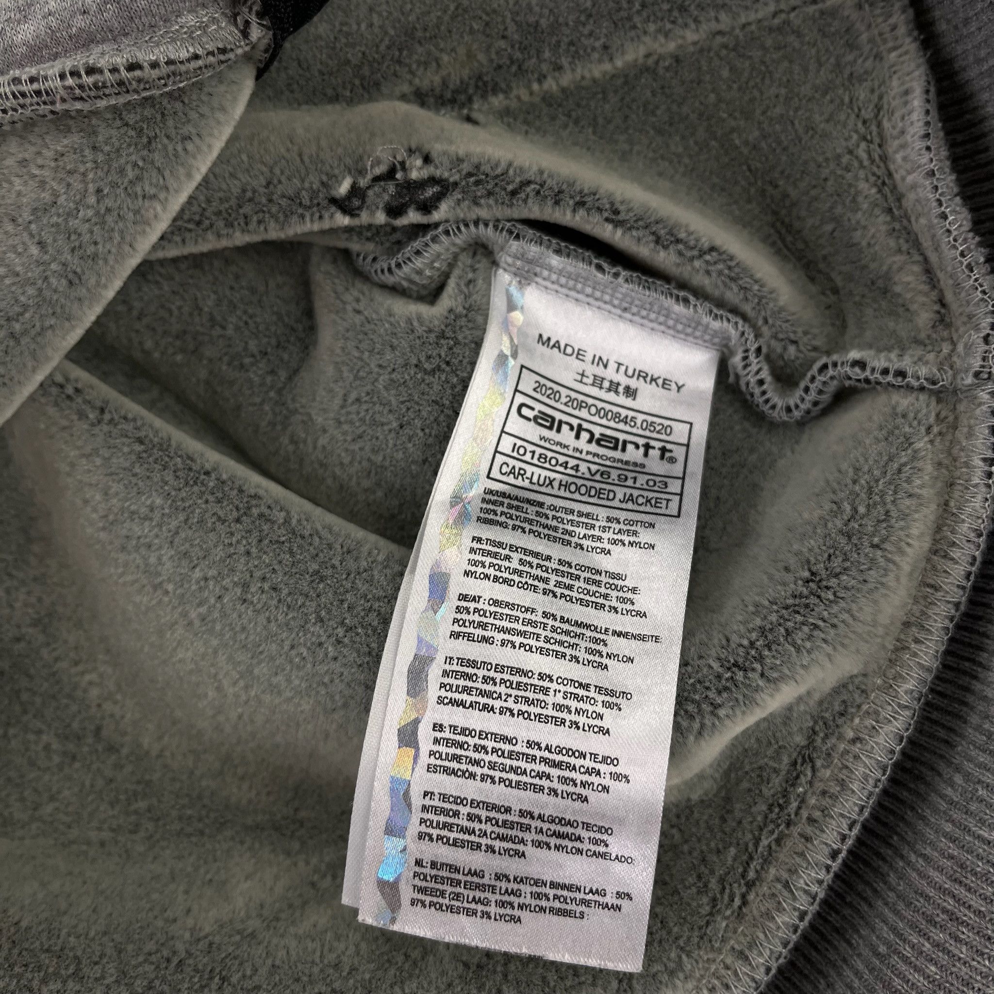 Carhartt Felpa Carhartt Cappuccio – S Size US S / EU 44-46 / 1 - 6 Thumbnail