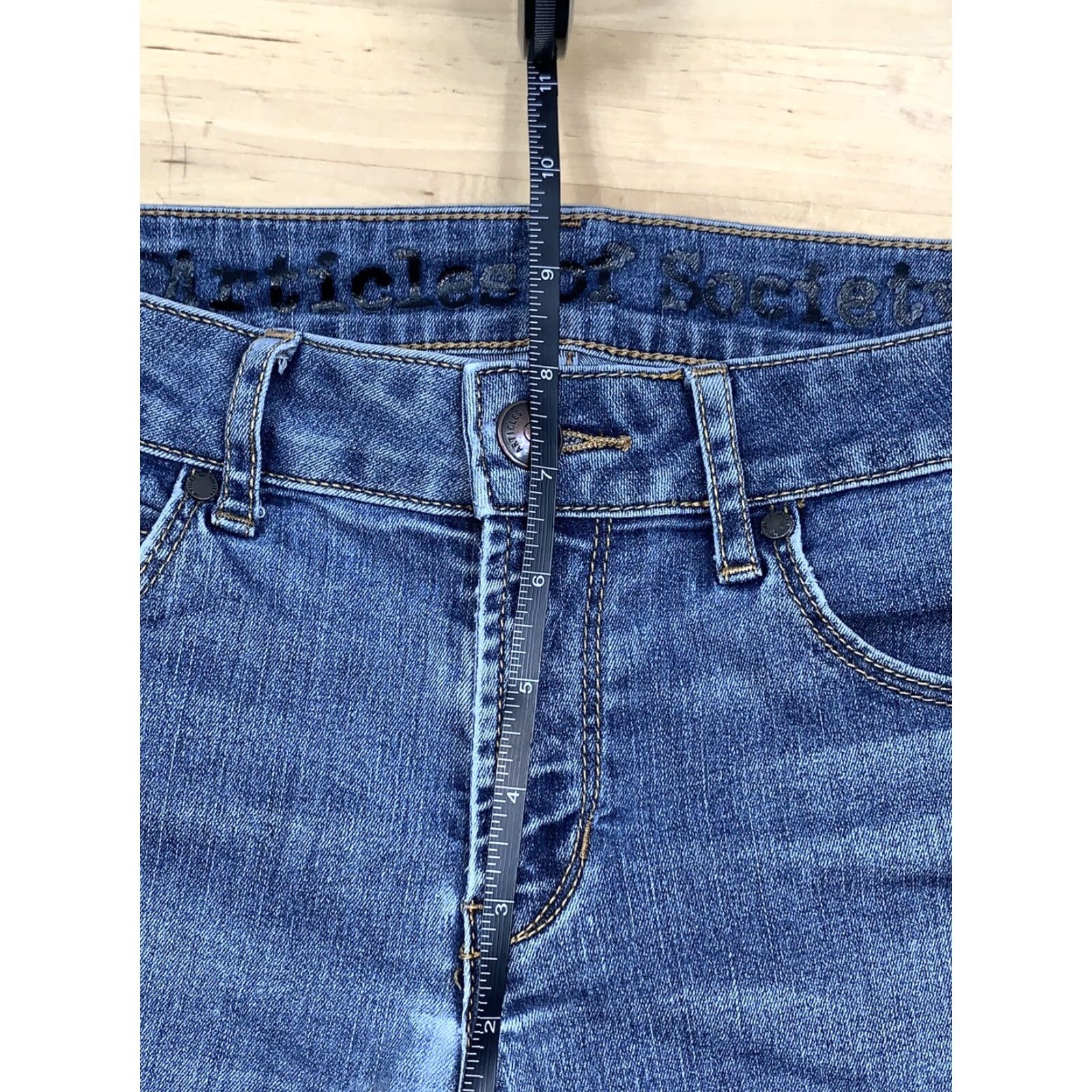 Vintage Articles of Society Skinny Fit Glendale 27x28 Women's Denim Jeans Blue #5178 Size 27" / US 4 / IT 40 - 7 Thumbnail