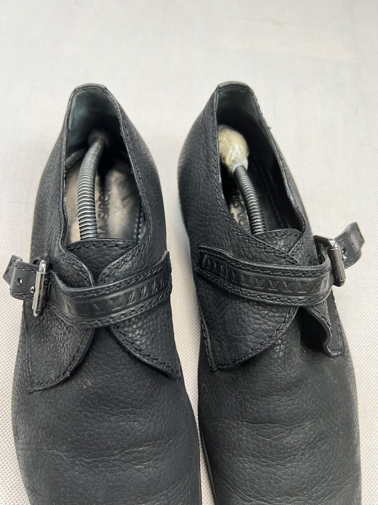 Louis Vuitton Leather Shoes Louis Vuitton Mens Black Oxford Monk Strap Size US 9.5 / EU 42-43 - 5 Thumbnail